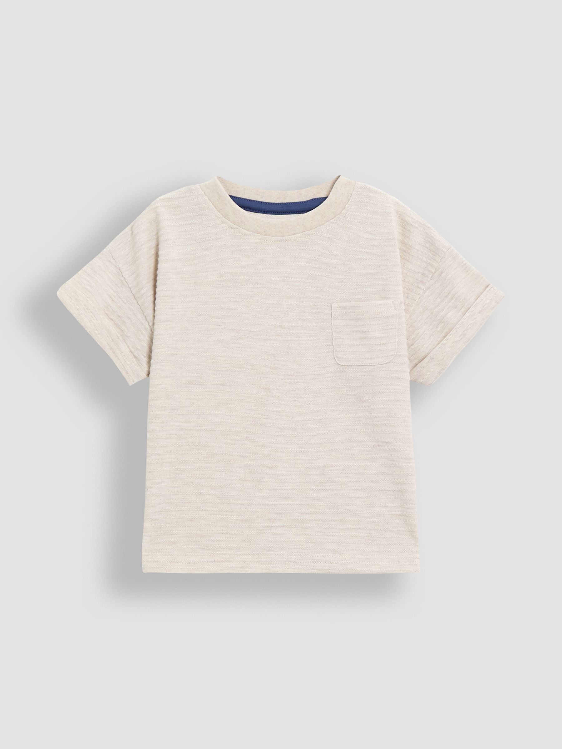 Natural Textured 100% Cotton T-Shirt (AU2201) | £11 - £14