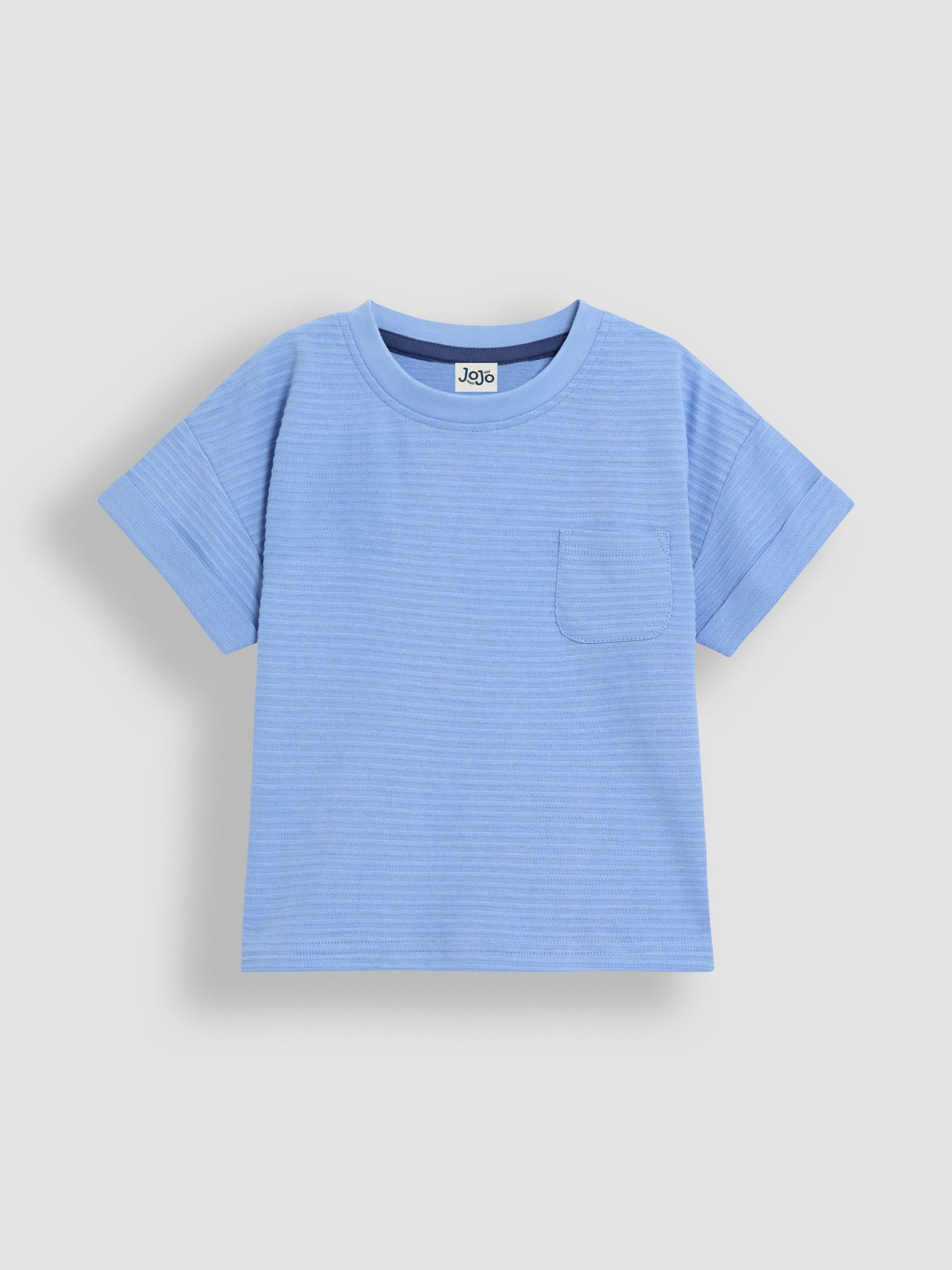Blue Textured T-Shirt (AU2213) | £11 - £14