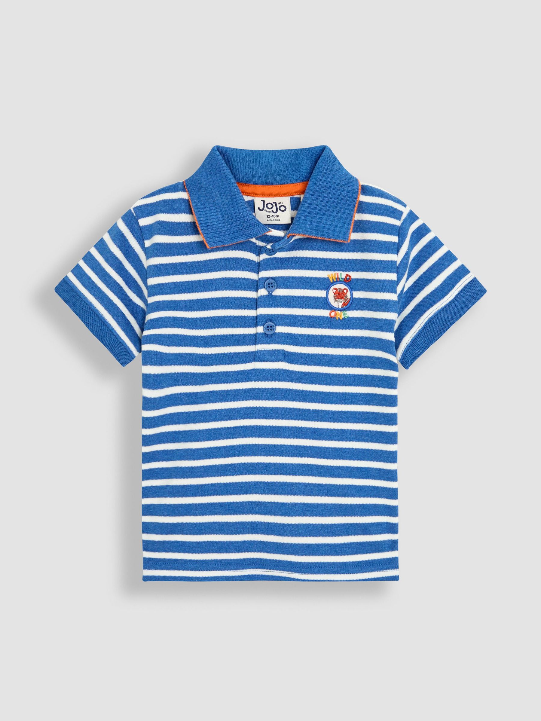 Denim Tiger Badge 100% Cotton Polo Shirt (AU2217) | £14 - £17