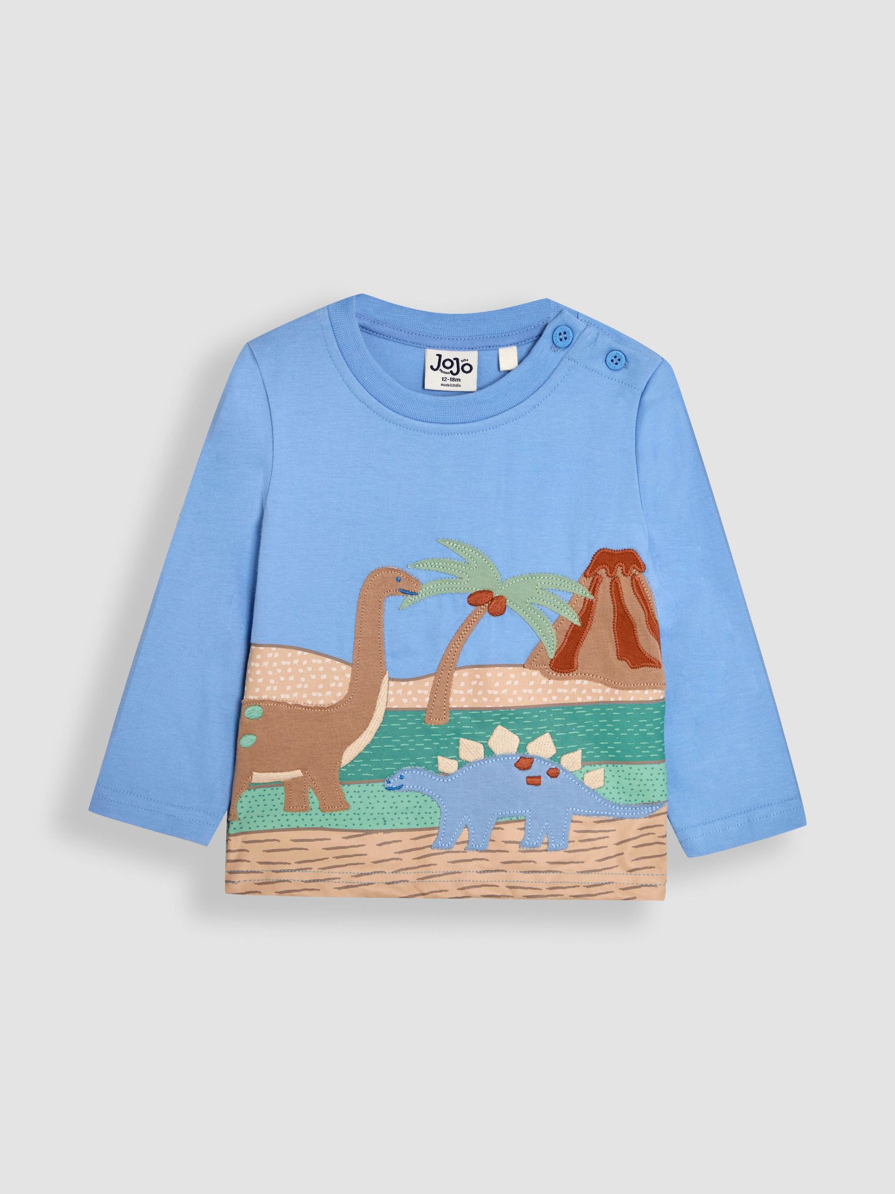 Blue Dinosaur Scene Printed Top (AU2247) | £13 - £16