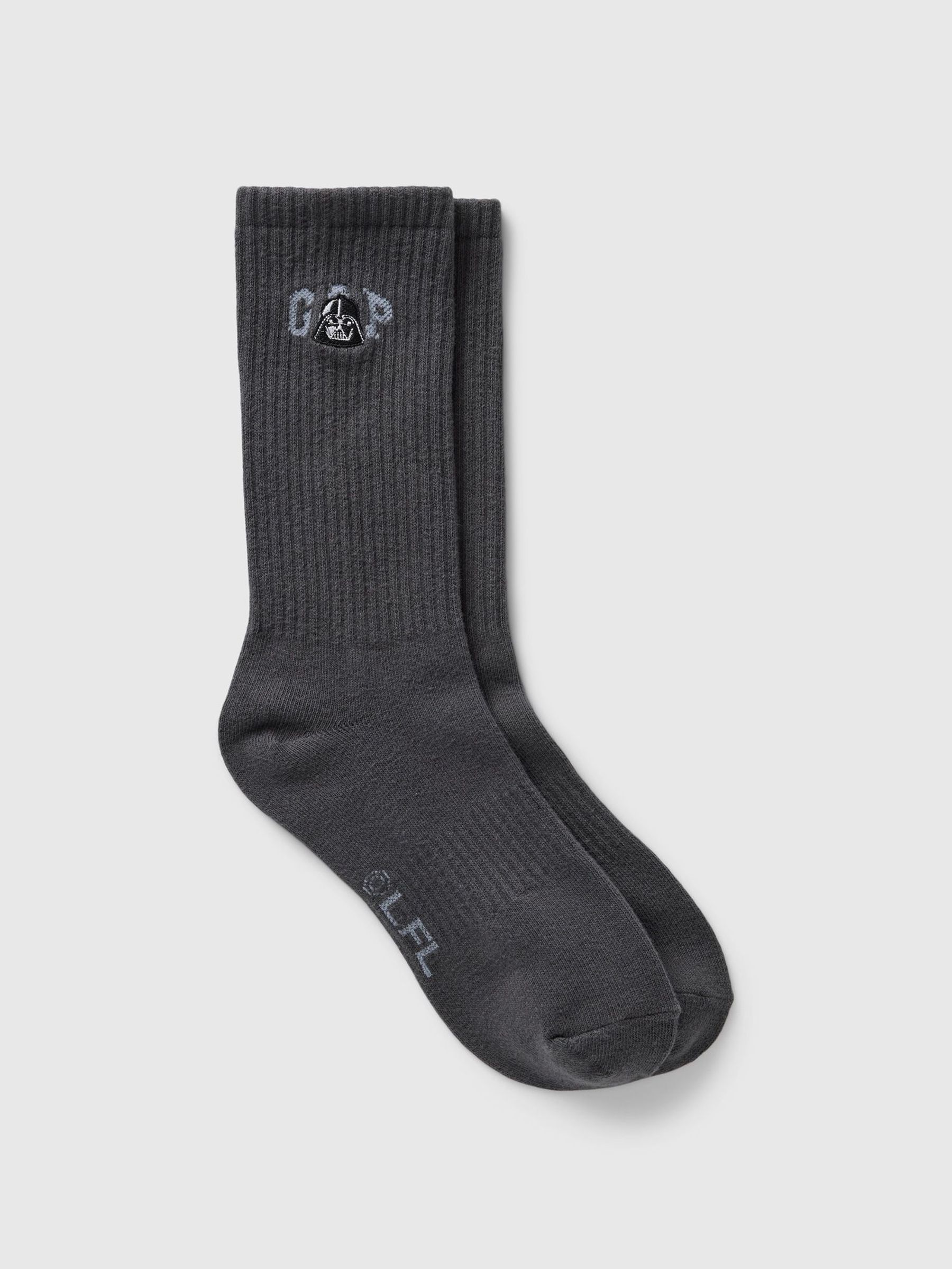 Black Adults Star Wars Logo Crew Socks (AU2840) | £8