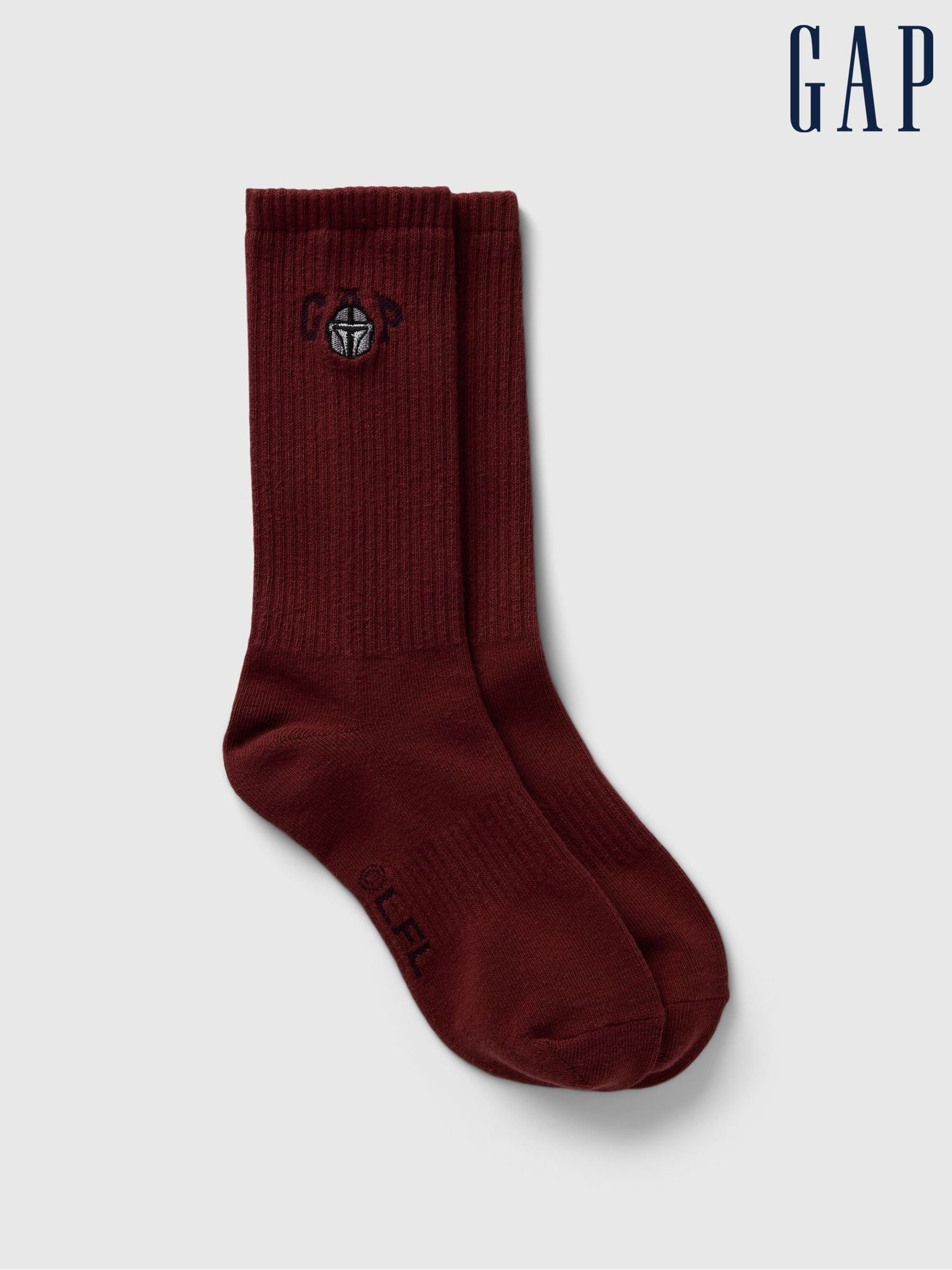Red Adults Star Wars Logo Crew Socks (AU2890) | £8
