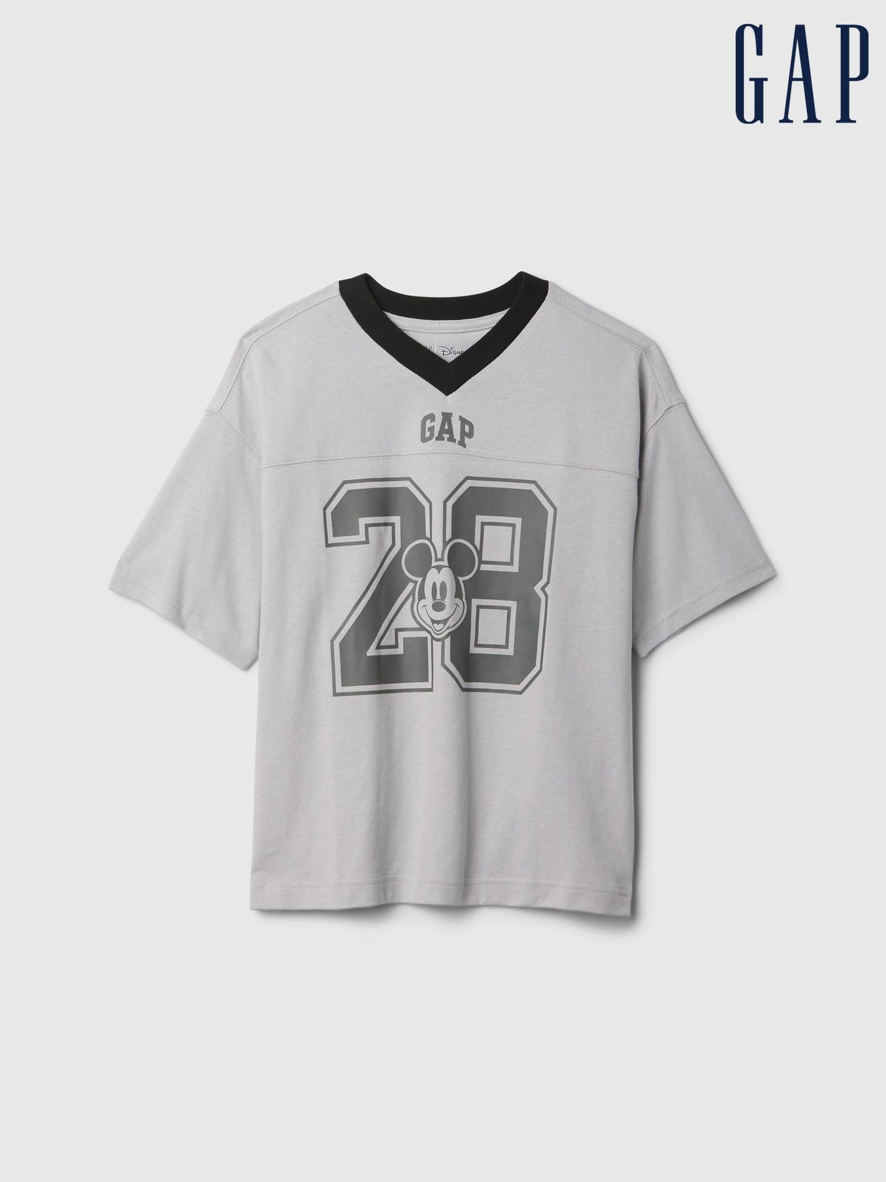Grey Mickey Mouse Disney Varsity Logo T-Shirt (4-13yrs) (AU2920) | £25