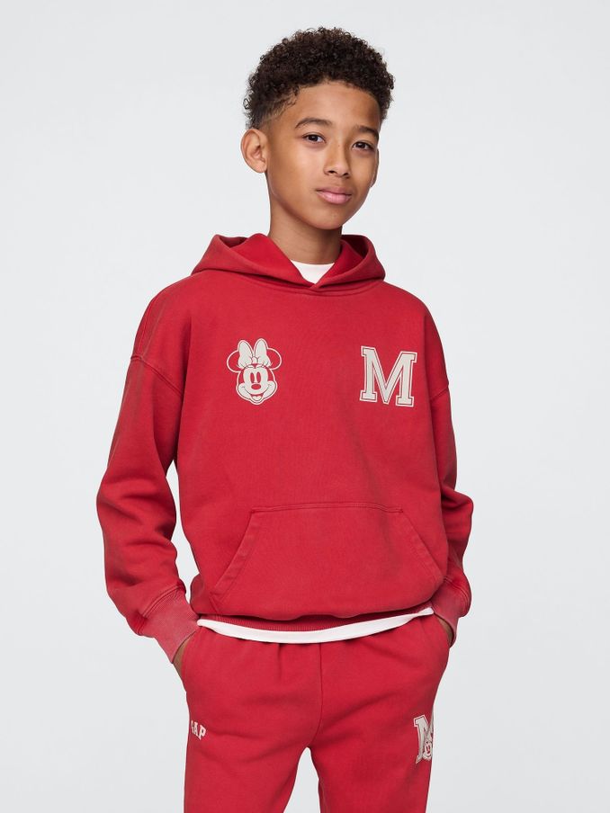 Red Disney Vintage Soft Logo Hoodie (4-13yrs) (AU2949) | £40