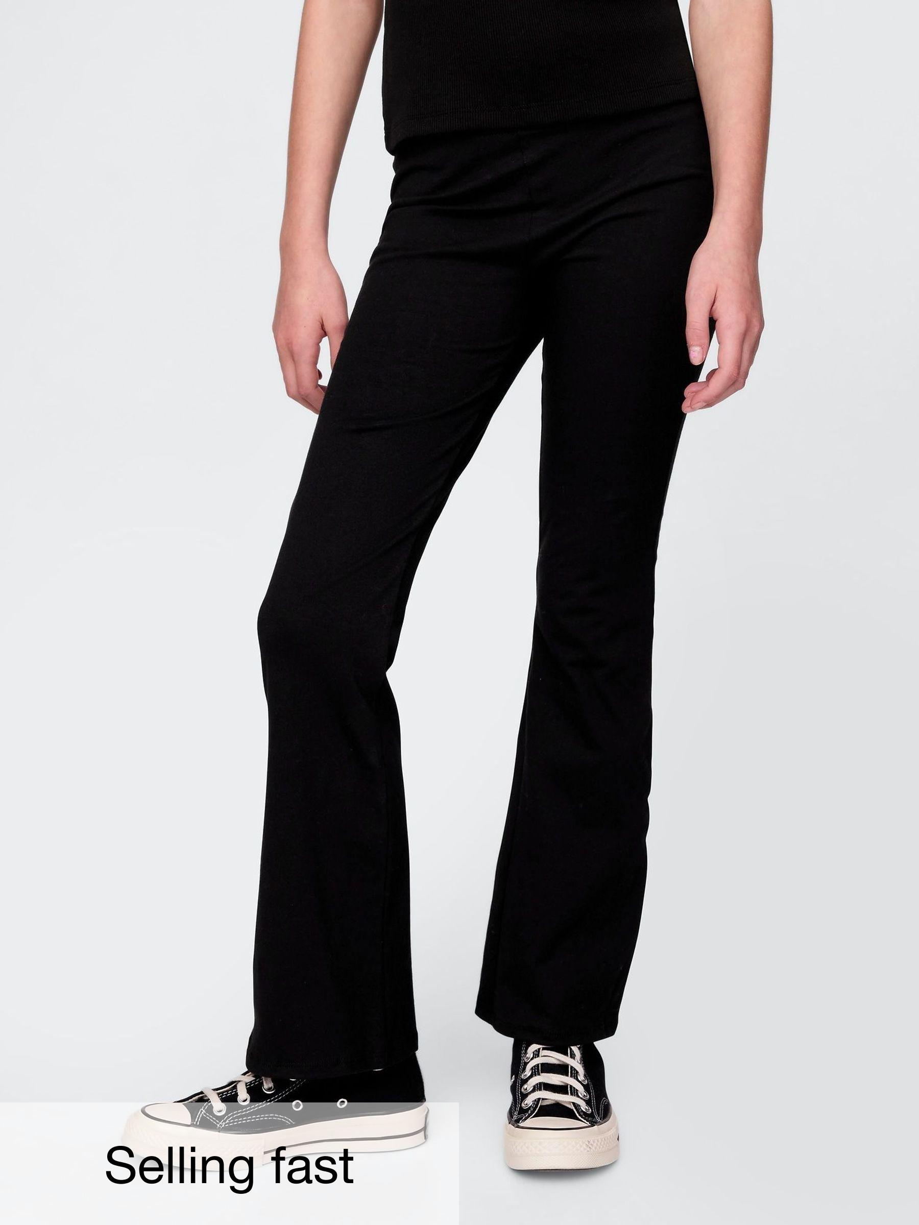 Black Flare Leggings (4-13yrs) (AU3489) | £15