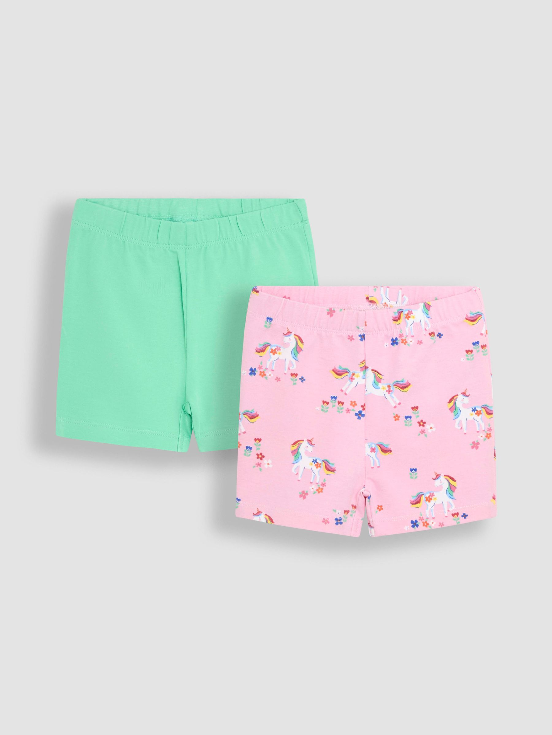 Pink Unicorn Shorts 2 Pack (AU4612) | £14 - £17