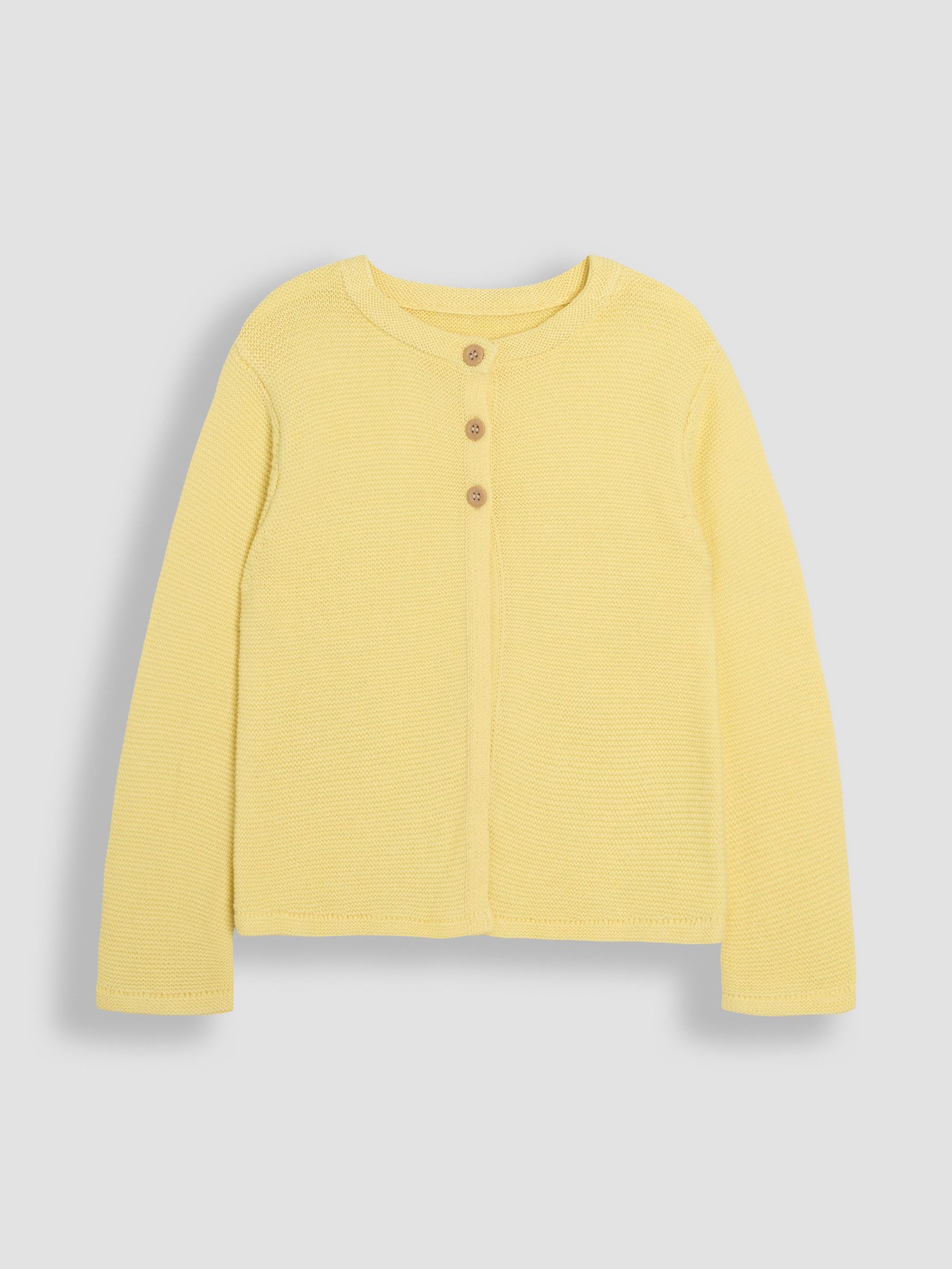 Yellow Classic 100% Cotton Cardigan (AU5377) | £22 - £25