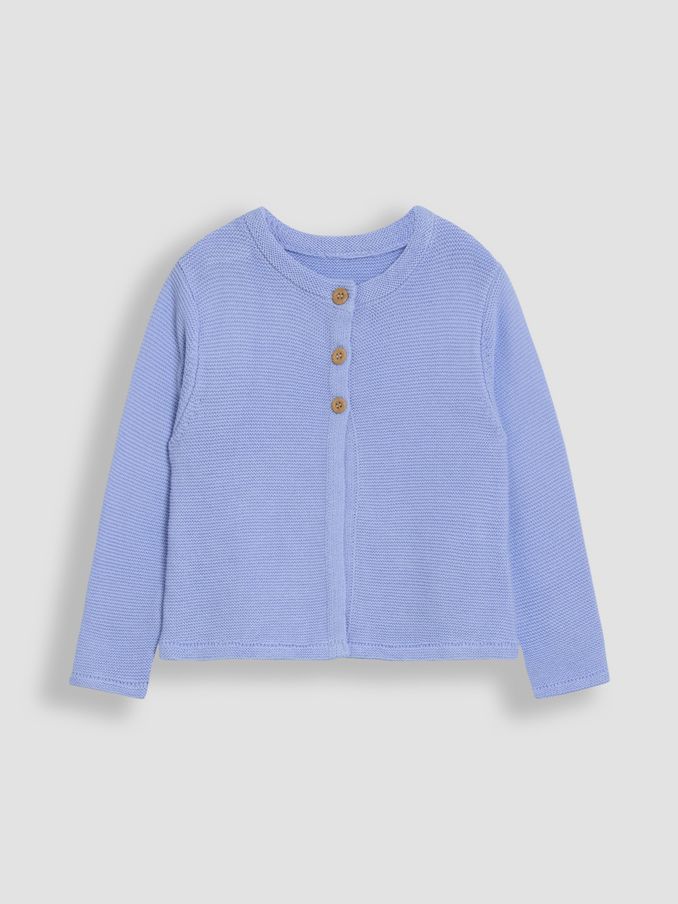 Blue Classic 100% Cotton Cardigan (AU5393) | £22 - £25