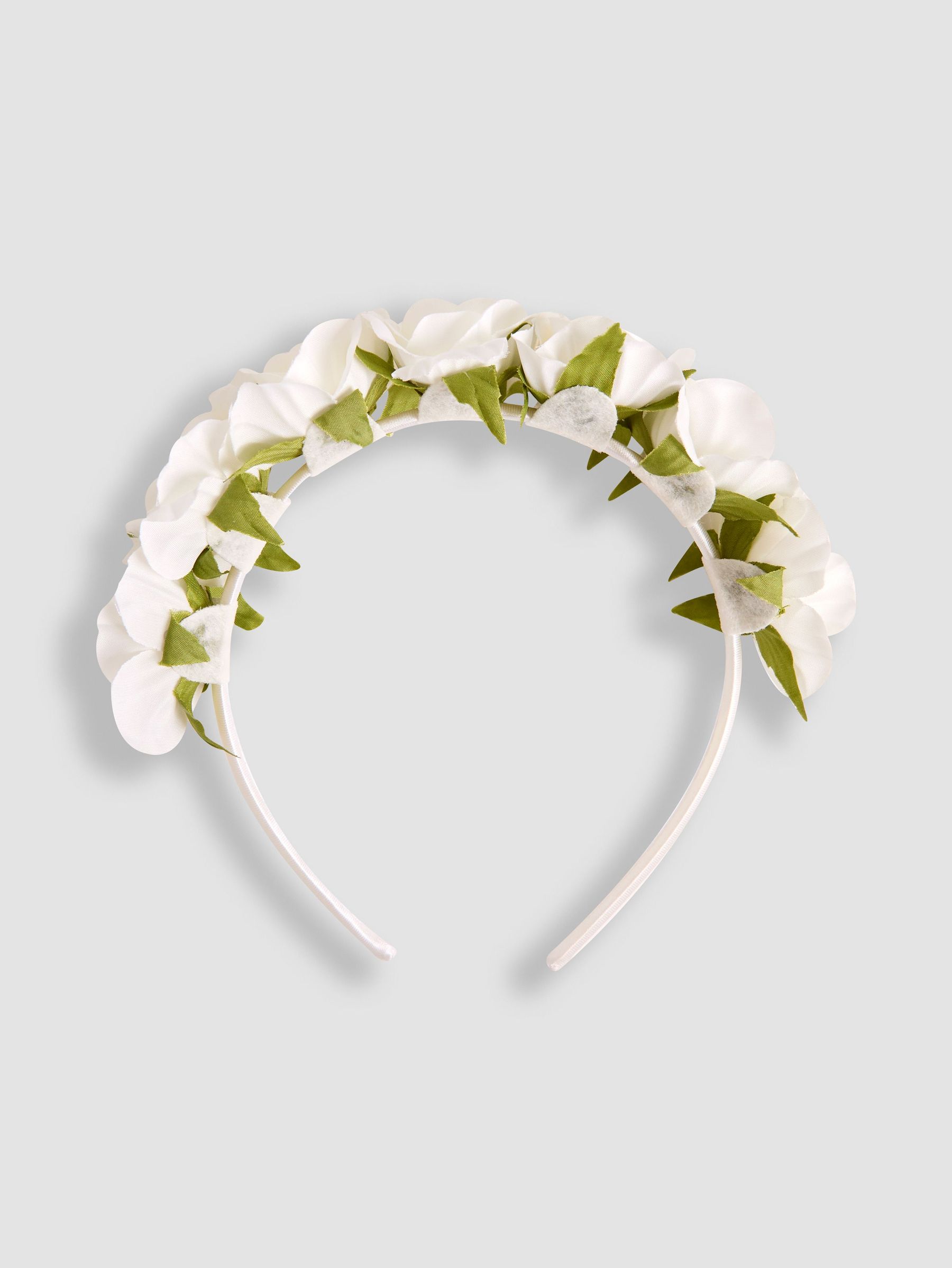 White Flower Crown Headband (AU6301) | £10