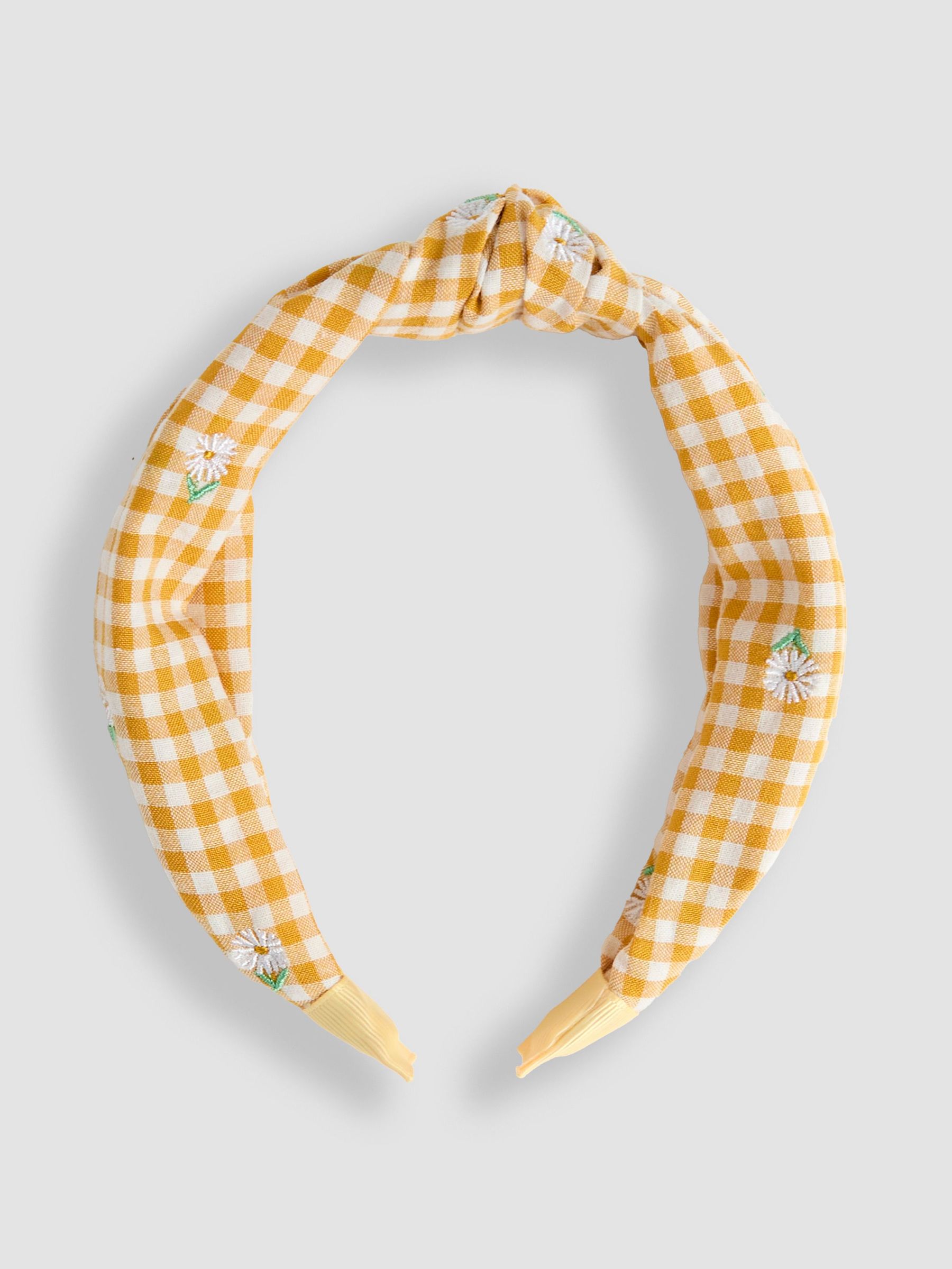 Yellow Floral Print Knot Headband (AU6320) | £7