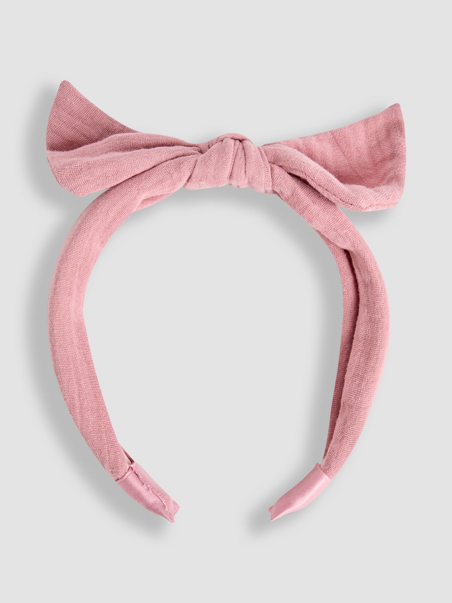 Dusky Pink Bow Headband (AU6325) | £7