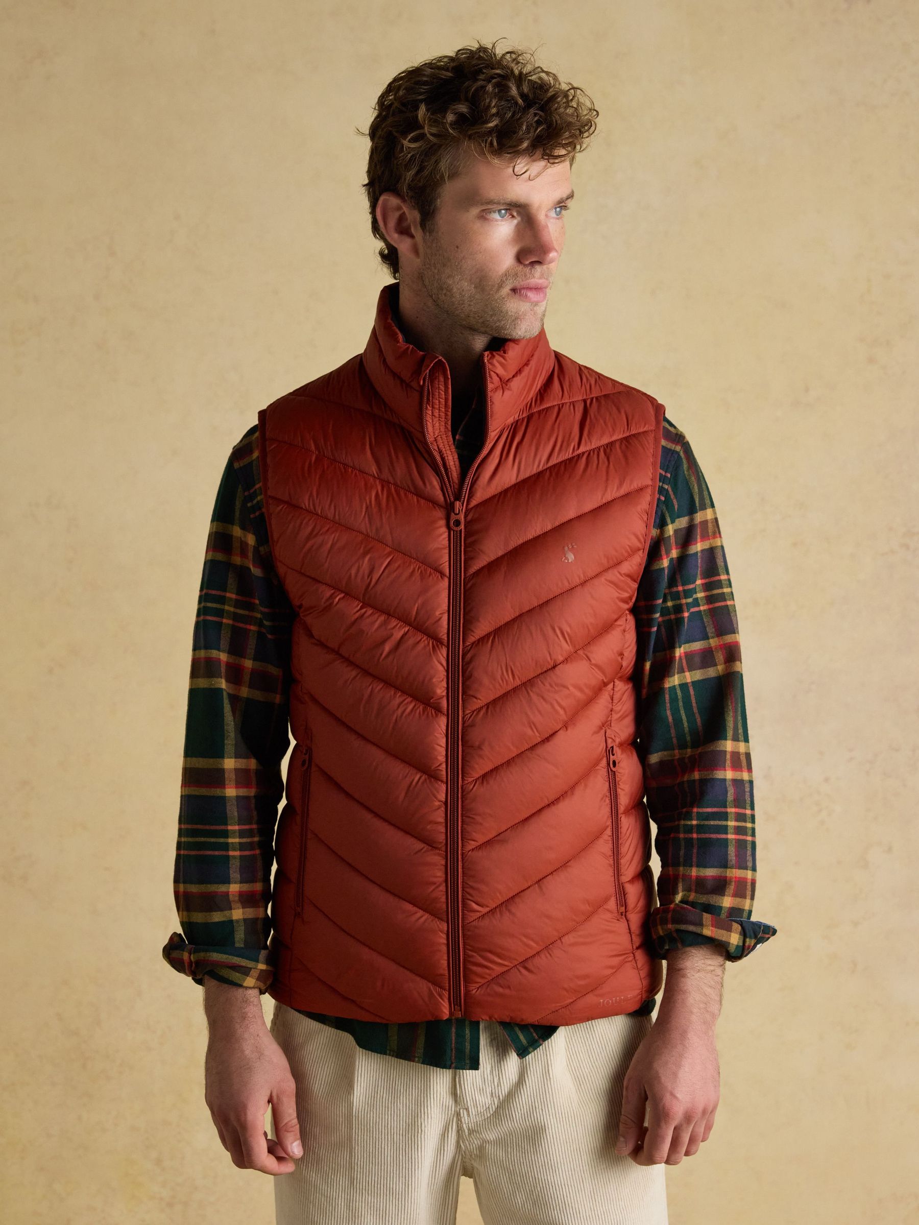 Garrett Orange Showerproof Padded Gilet (AU6955) | £49