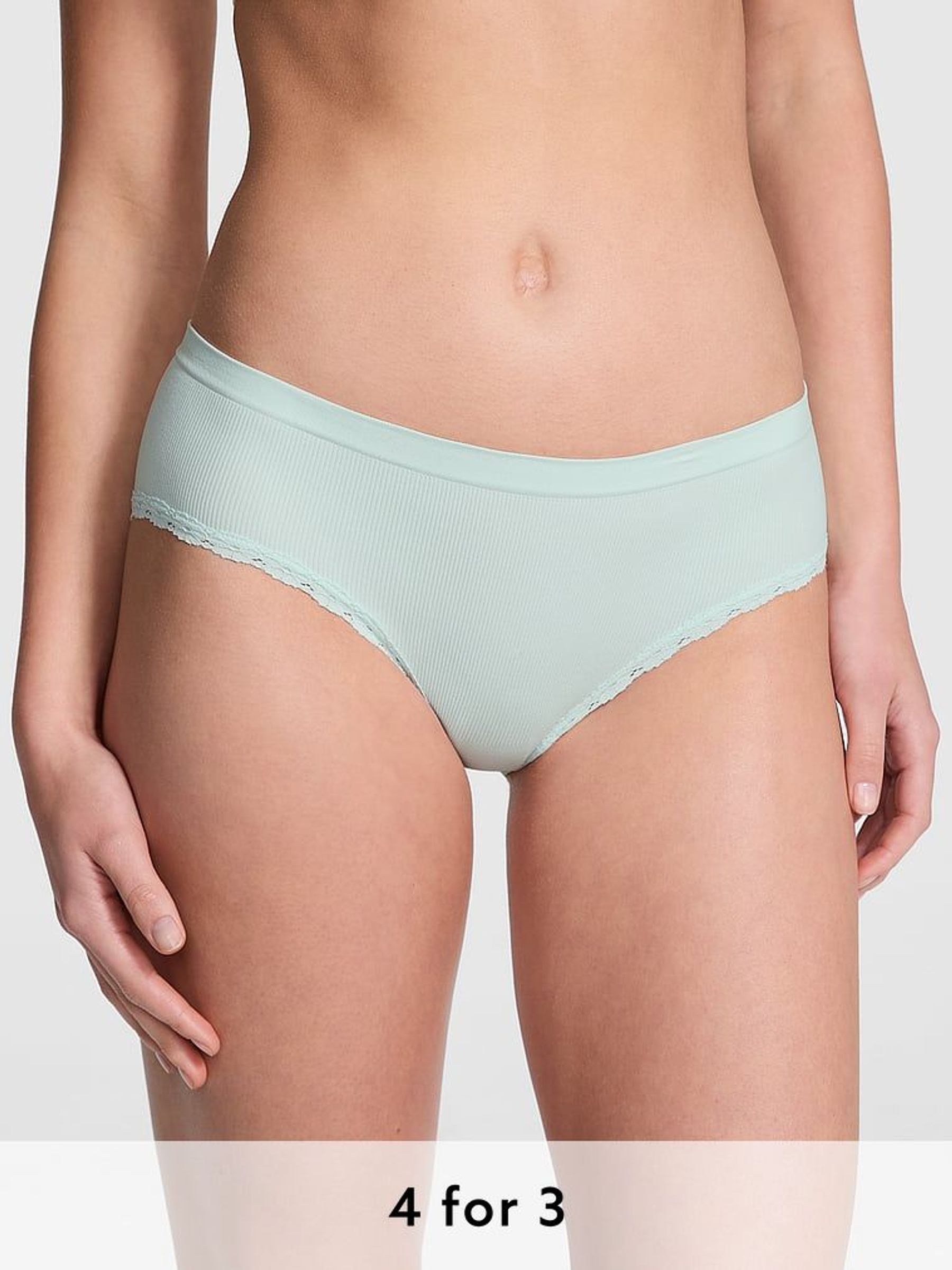 Bliss Blue Hipster Seamless Knickers (AU7386) | £9