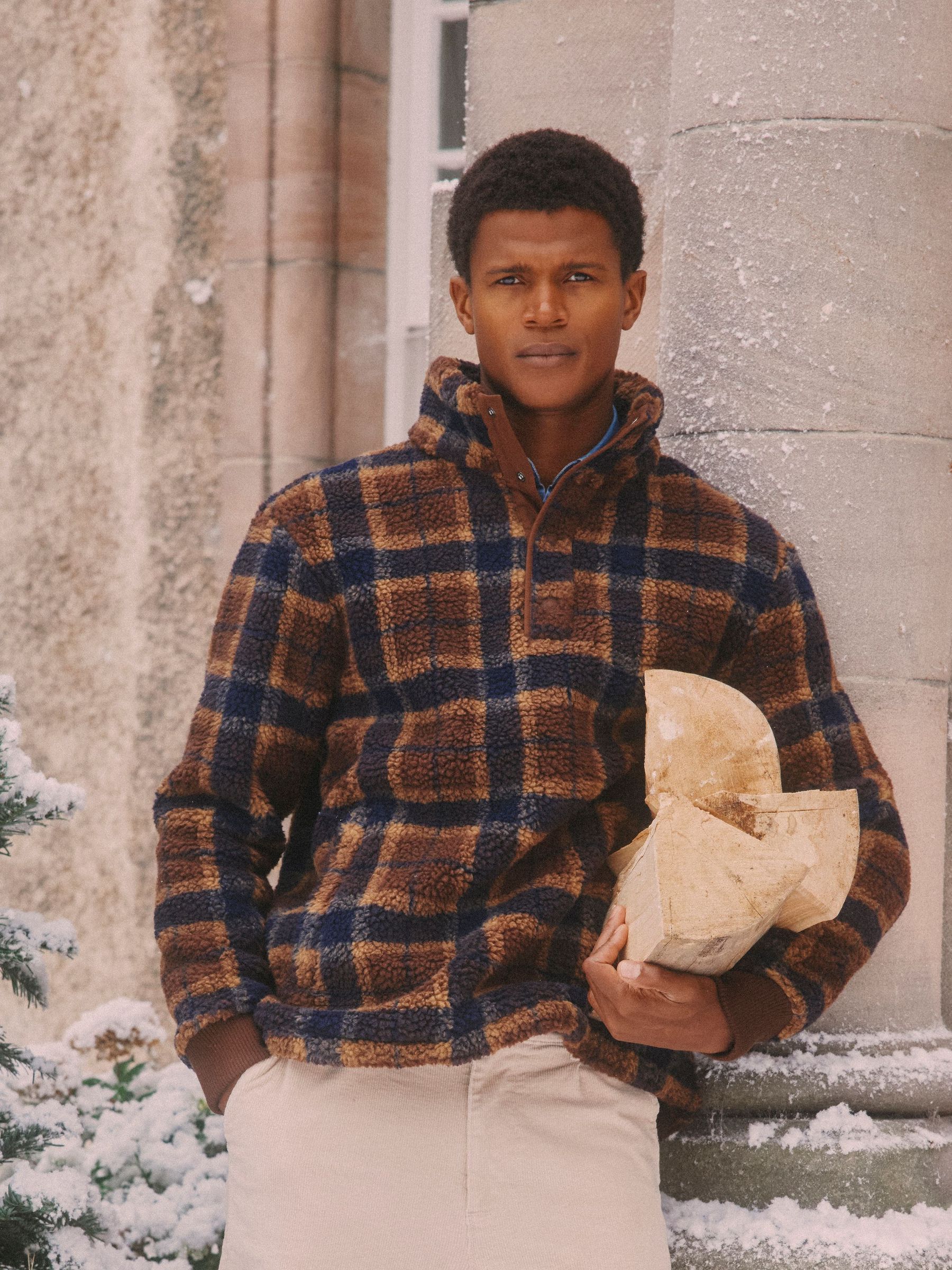 Otis Brown Borg Overhead Fleece (AU7410) | £80