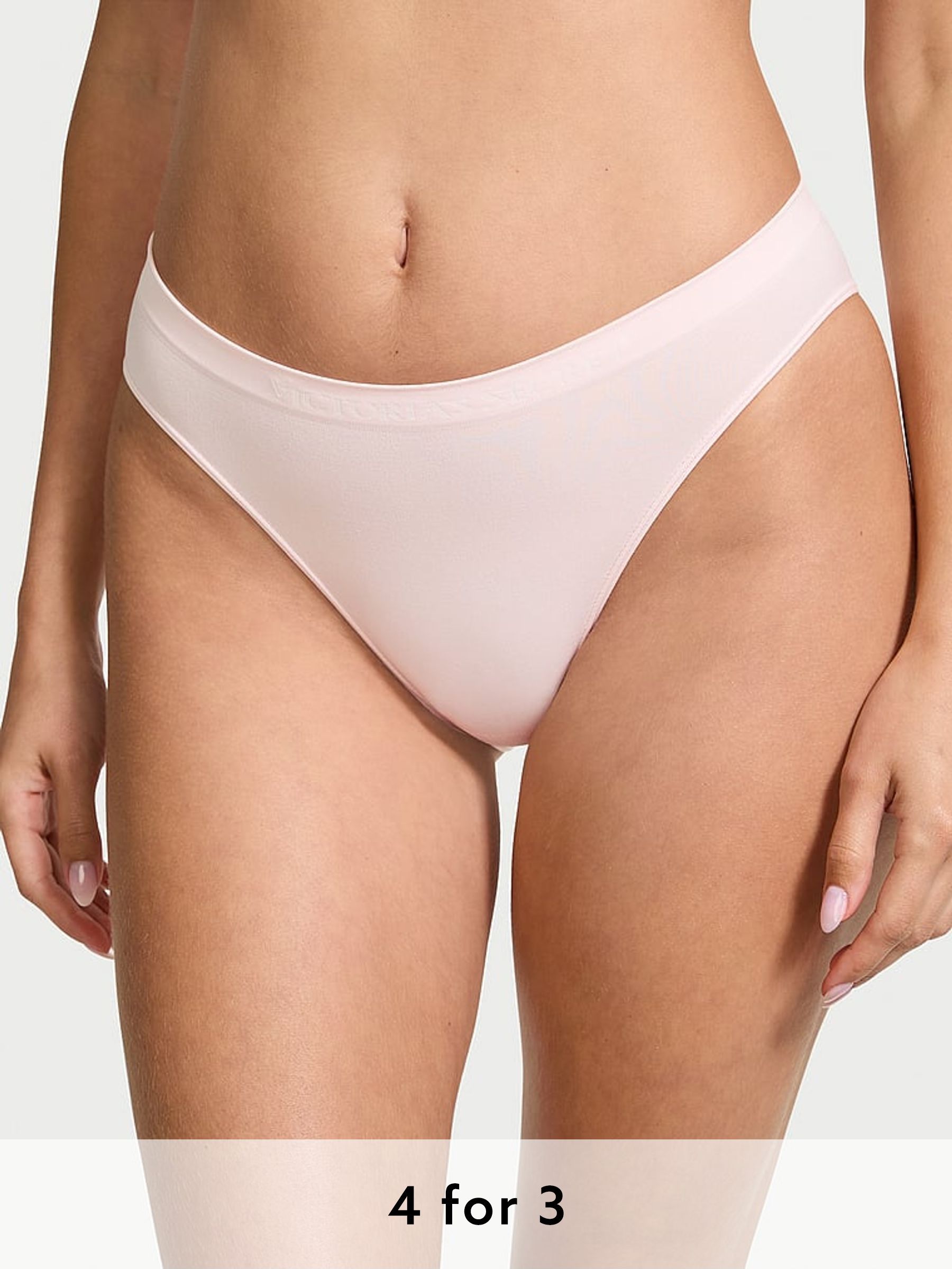 Purest Pink Bikini Knickers (AU7827) | £9