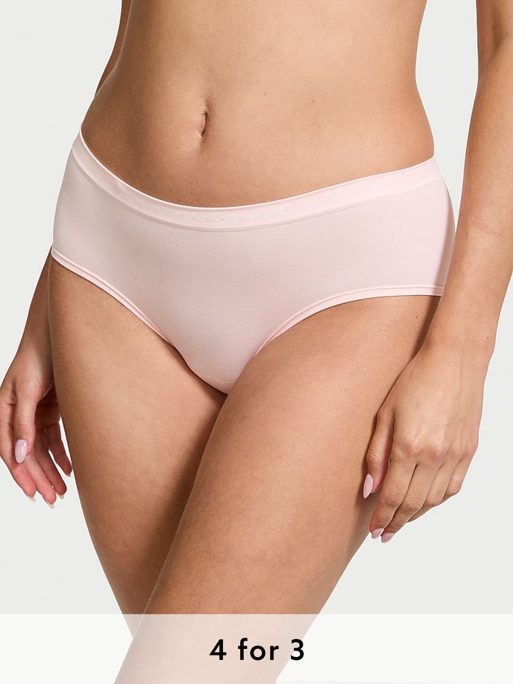 Purest Pink Hipster Knickers (AU7837) | £9