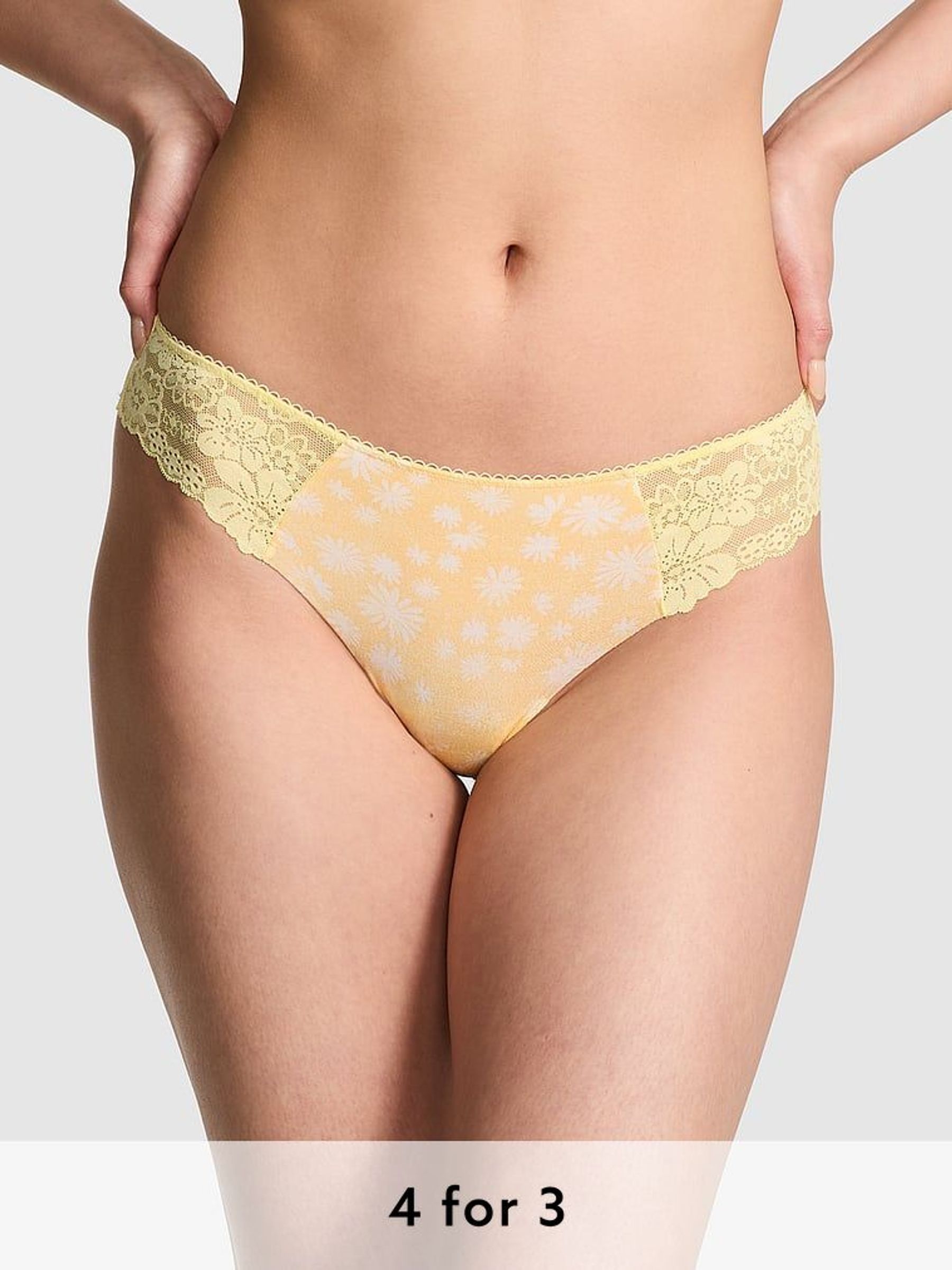 Mellow Yellow Thong Knickers (AU7843) | £9