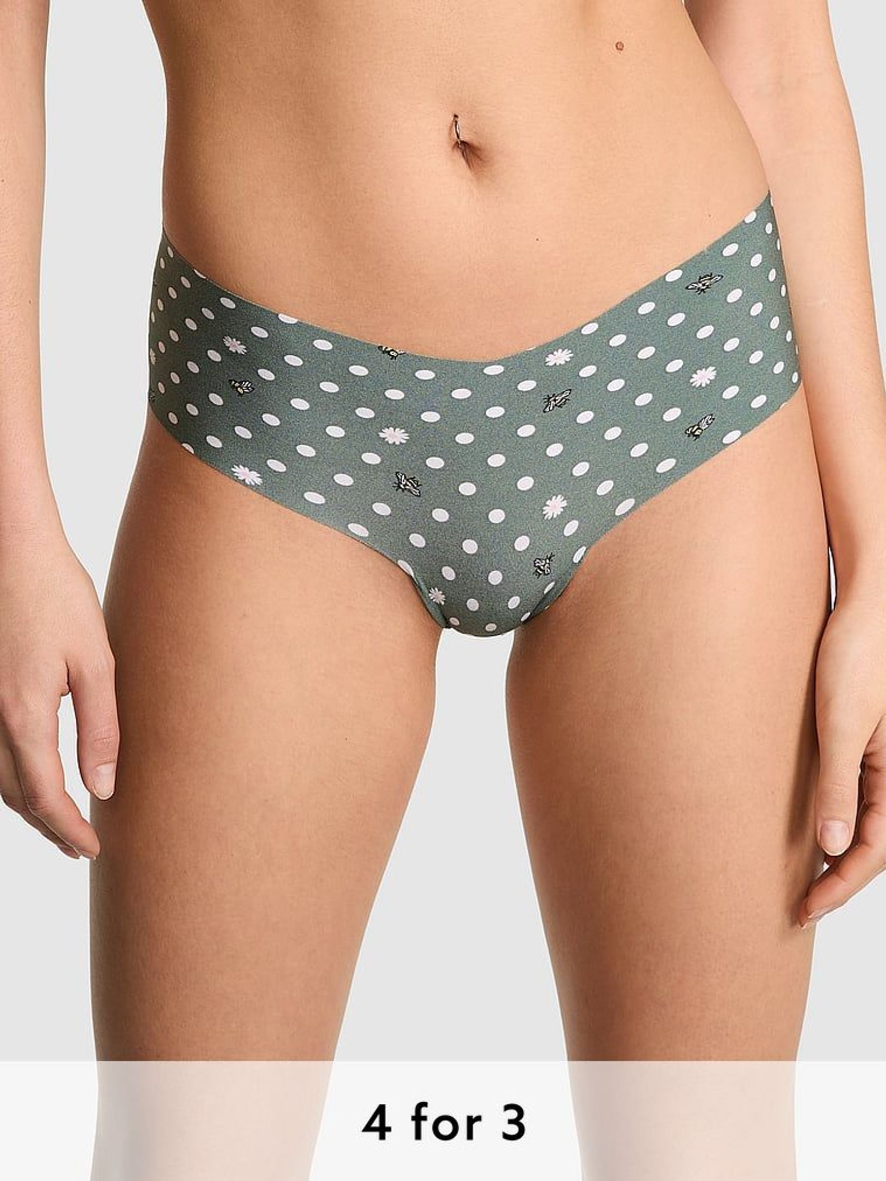Faded Sage Green Cheeky Knickers (AU7847) | £9