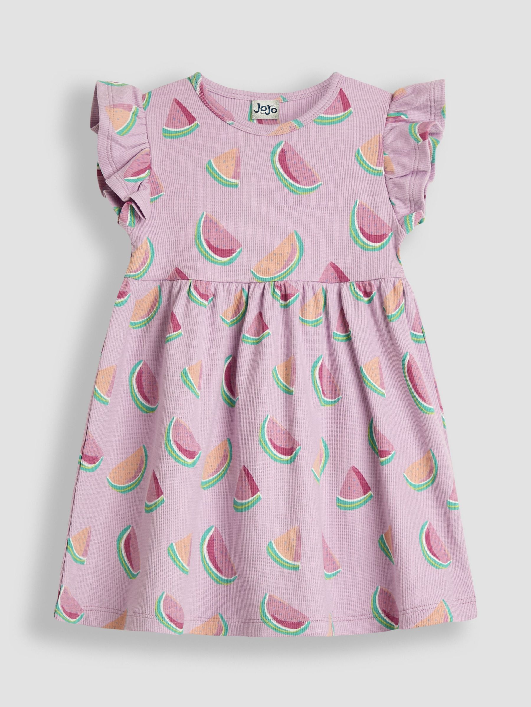 Lilac Purple Watermelon Rib Dress (AU7930) | £19 - £22