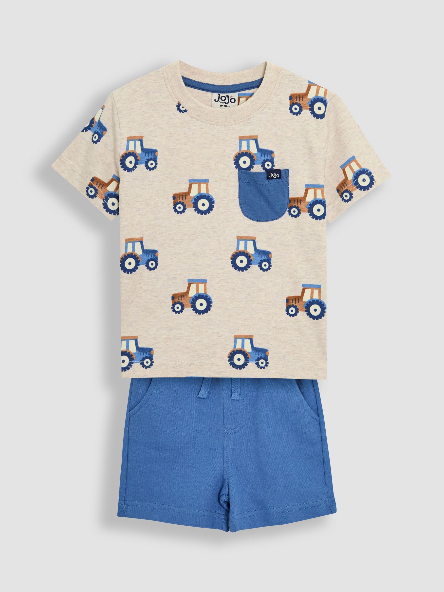 Natural Tractor 2-Piece Printed T-Shirt & Short Set (AU8018) | £26 - £29