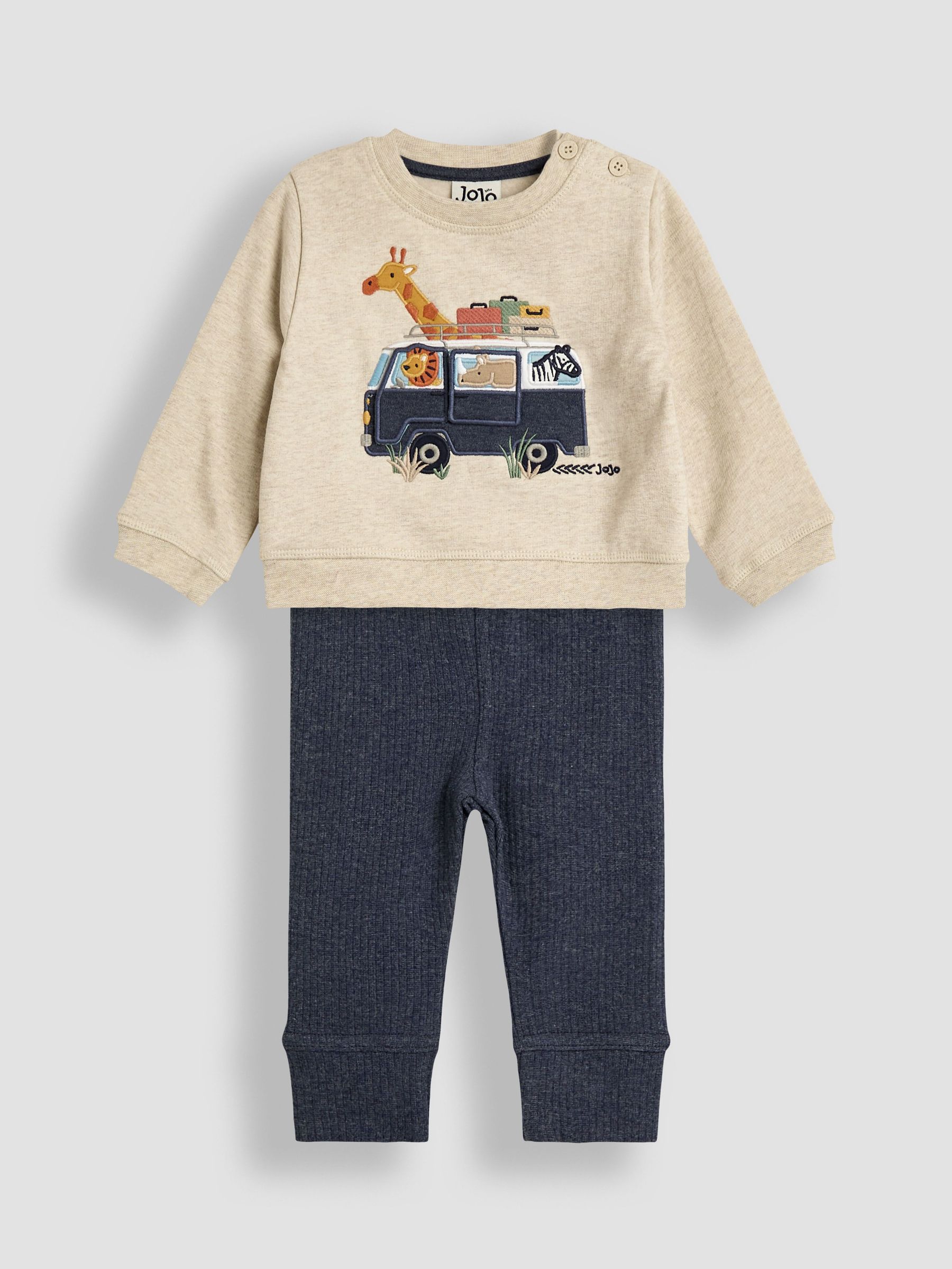Natural Safari Appliqué Sweatshirt & Leggings Set (AU8034) | £28 - £29