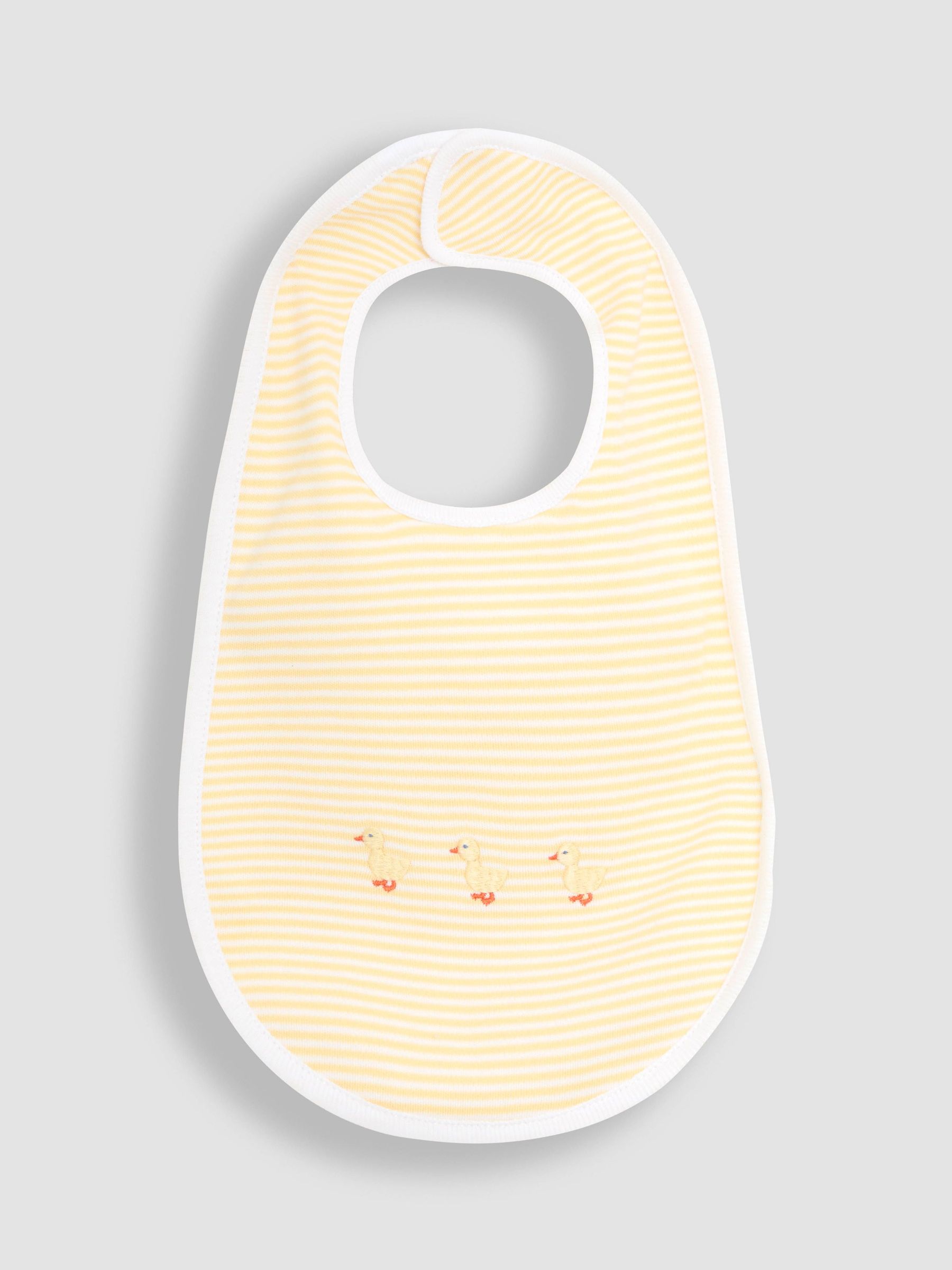Yellow Baby Embroidered Bib (AU8052) | £6