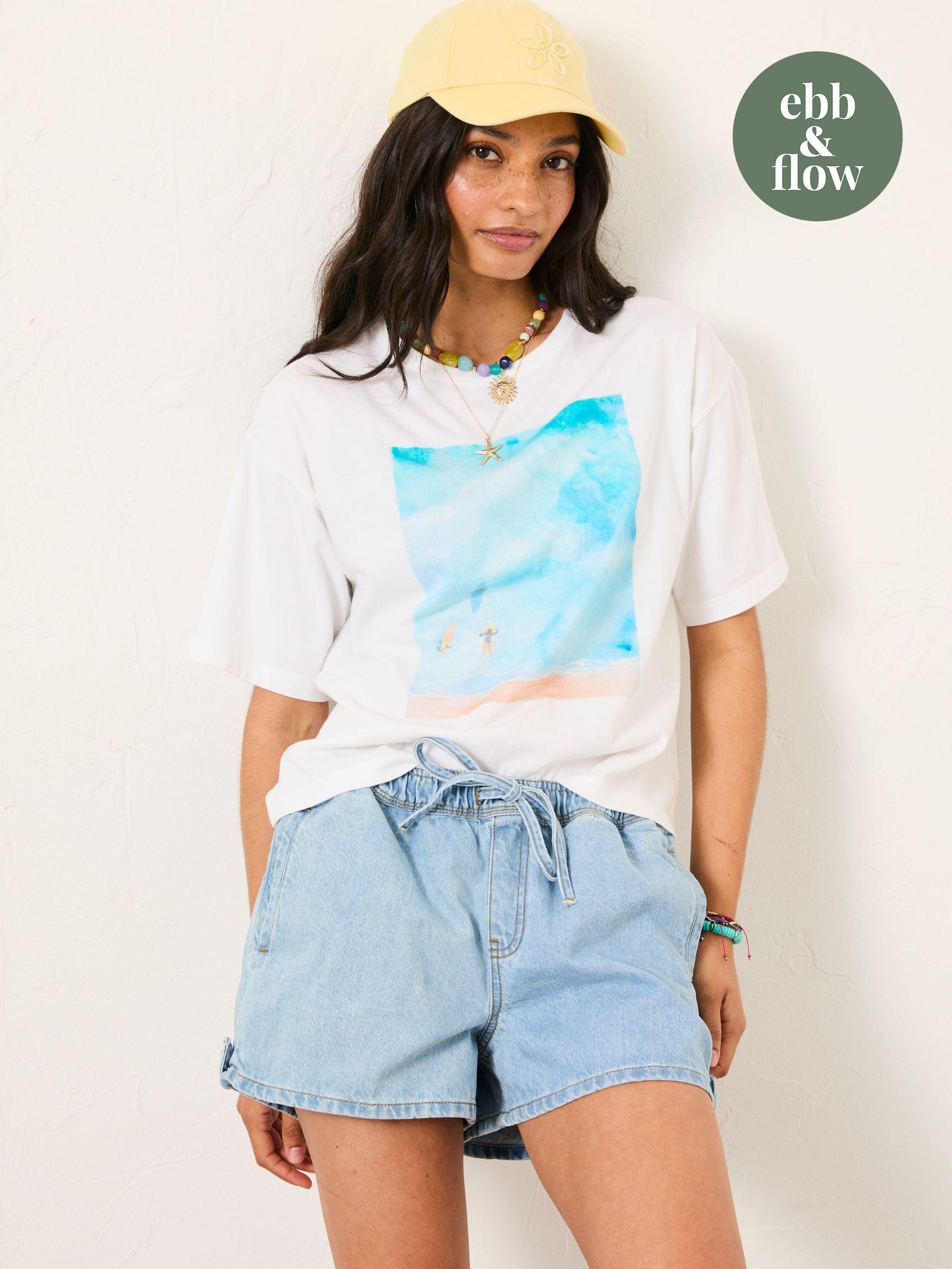 White Boxy T-Shirt (AU8119) | £29