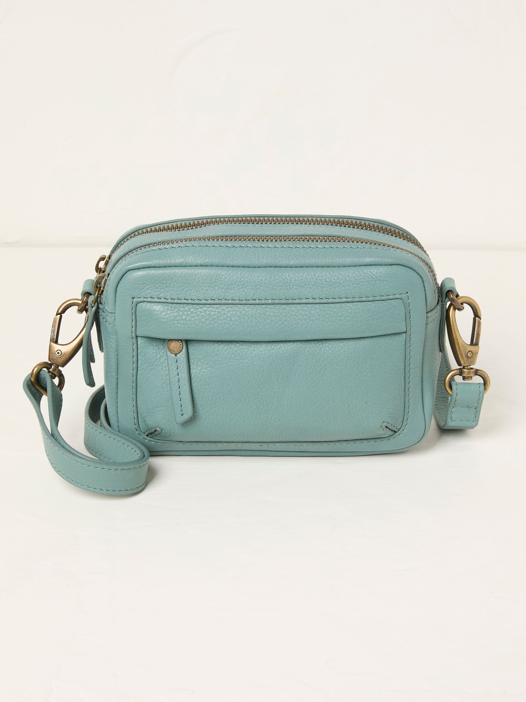 Light Blue Small Cross-Body Bag (AU8174) | £75