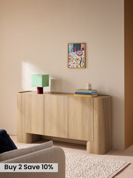 Kain Large Large Sideboard in Light Oak Effect (AU8611) | £599