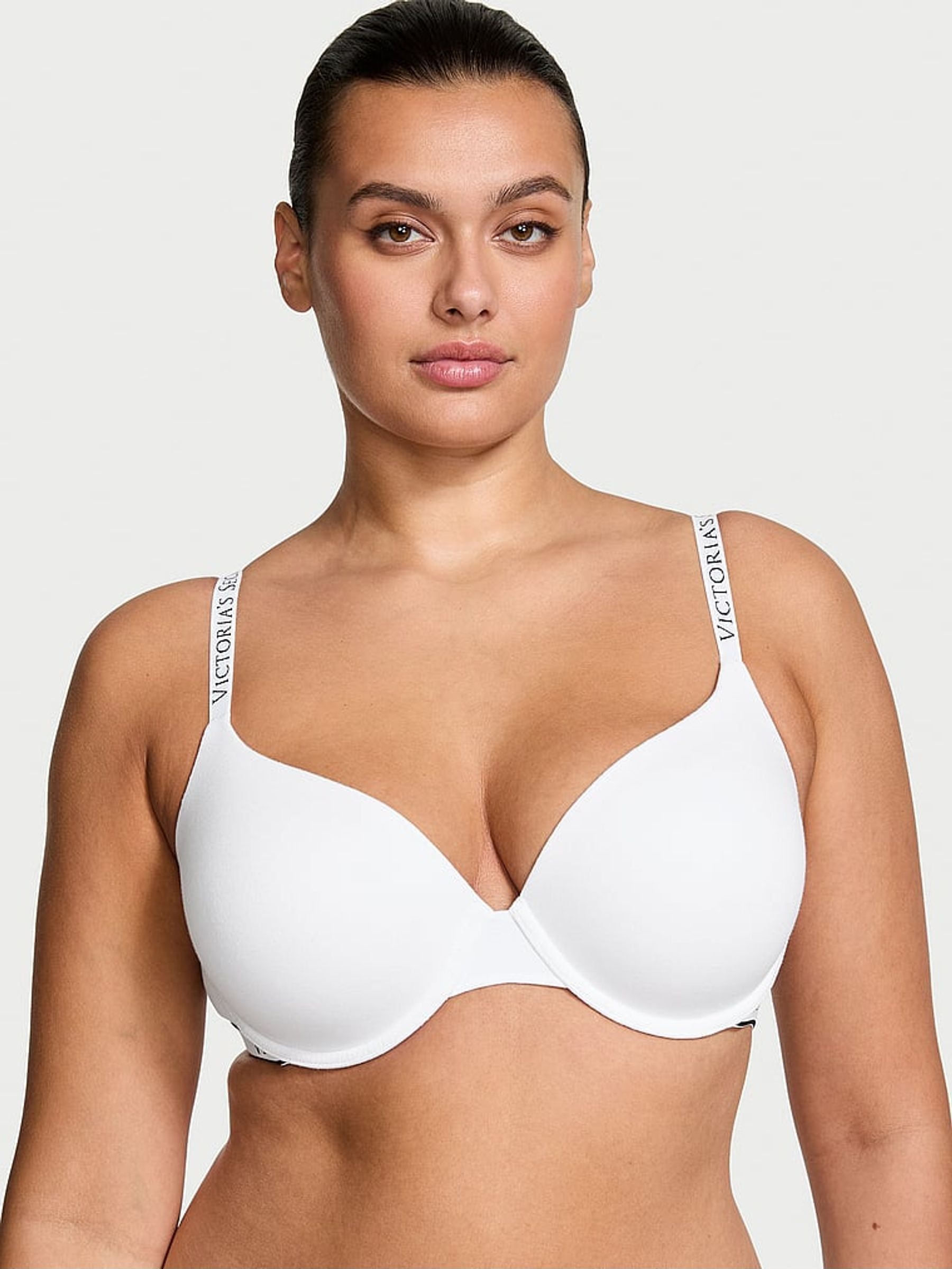 White Demi Lightly Lined Bra (AU9506) | £35