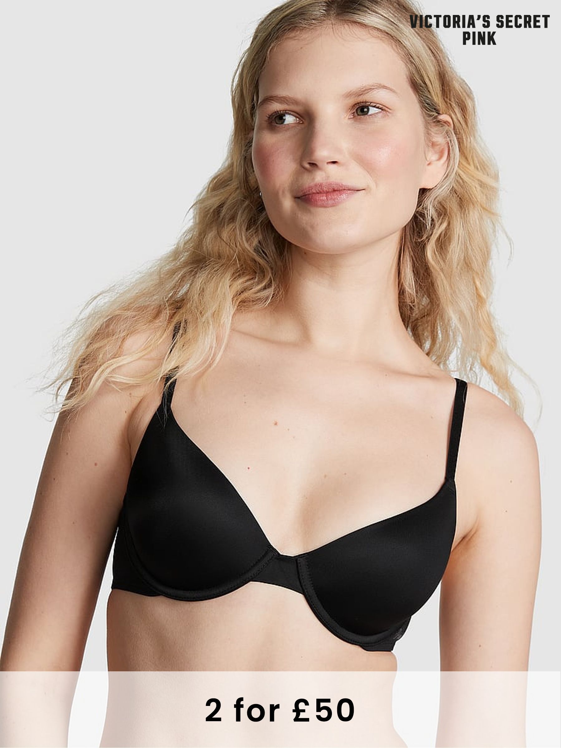 Black T Shirt Bra (AU9521) | £29