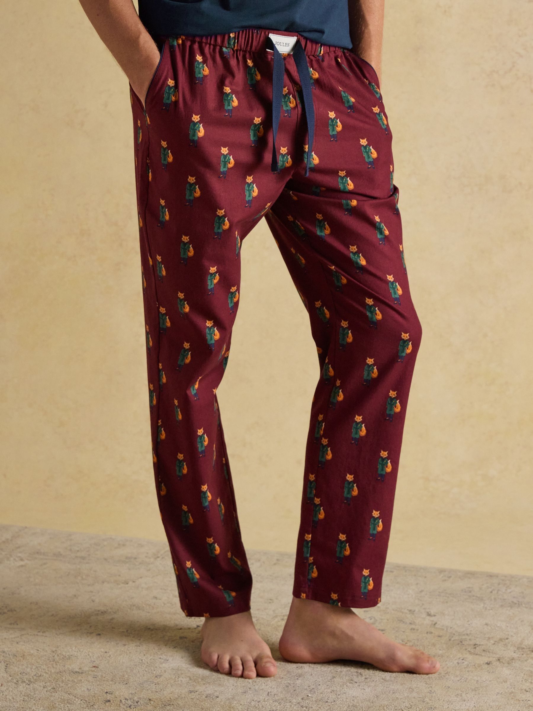 Dozer Burgundy Red Pyjama Bottoms (AU9560) | £40