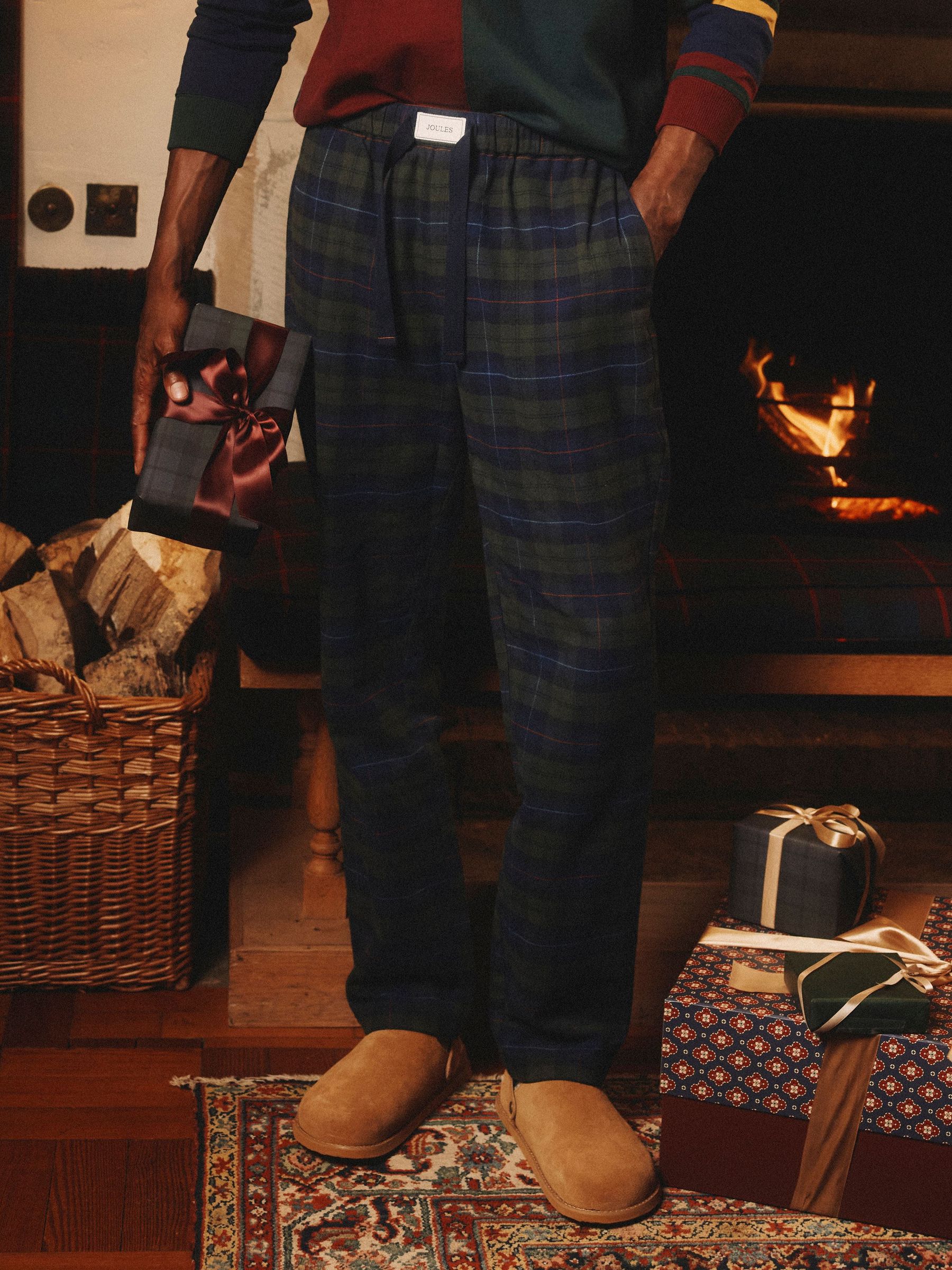 Dozer Check Green & Navy Pyjama Bottoms (AU9569) | £40