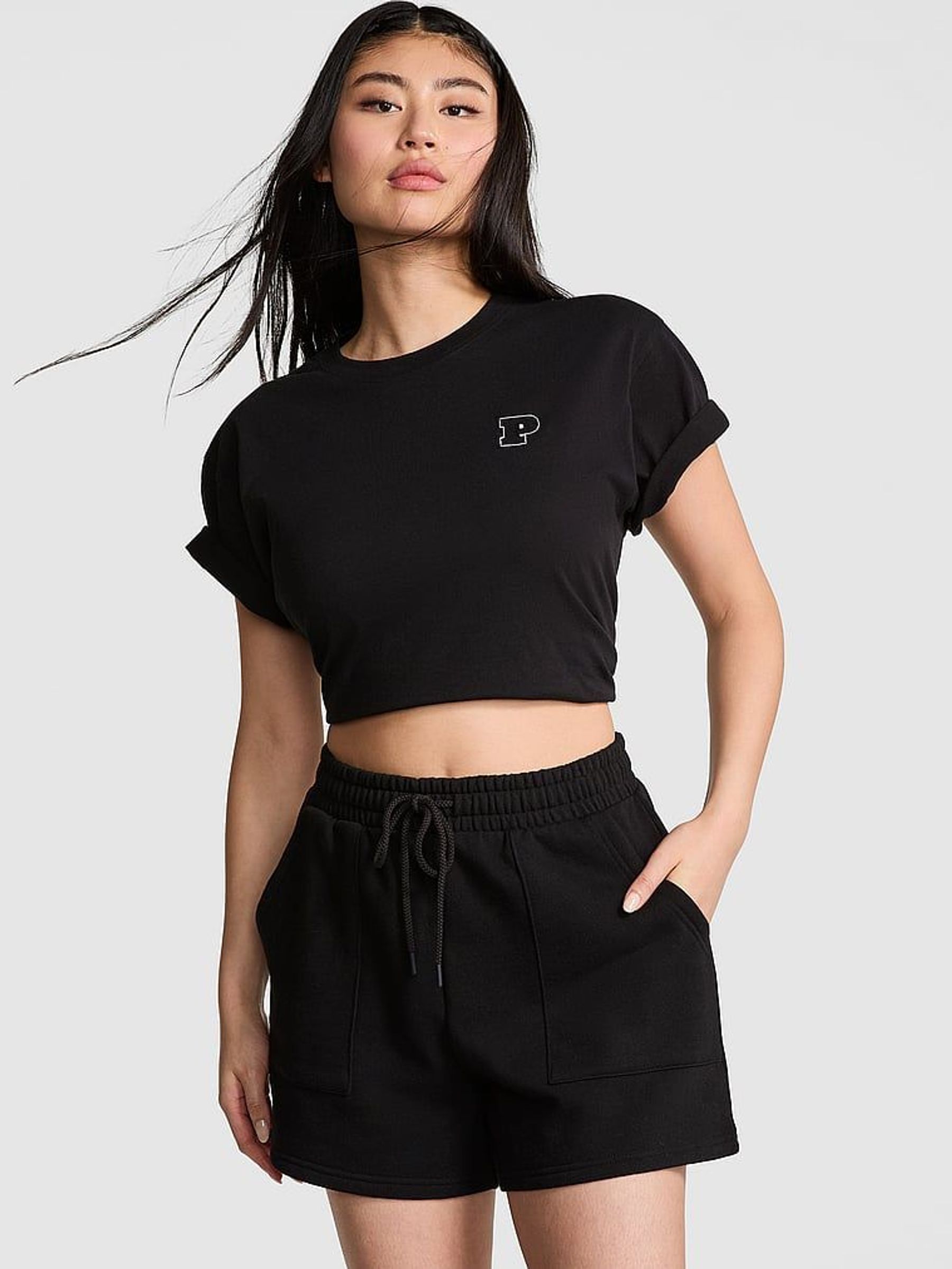 Black Fleece Shorts (AU9754) | £29