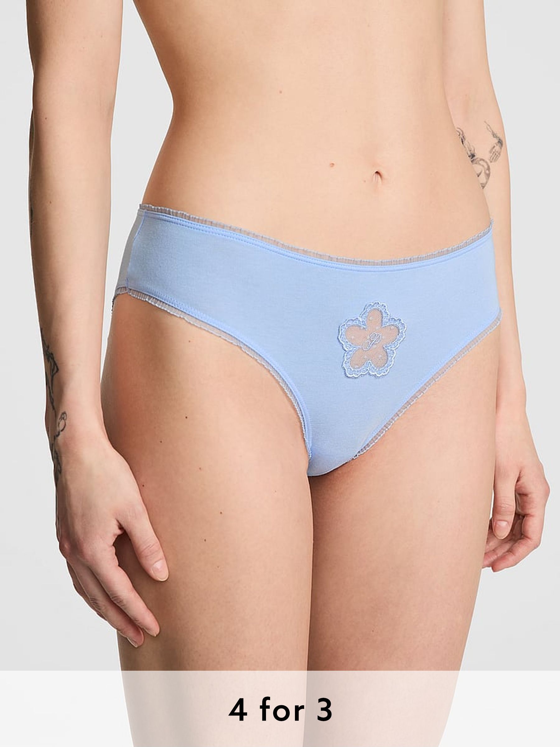 Blue Dancer Cheeky Cotton Knickers (AU9773) | £9