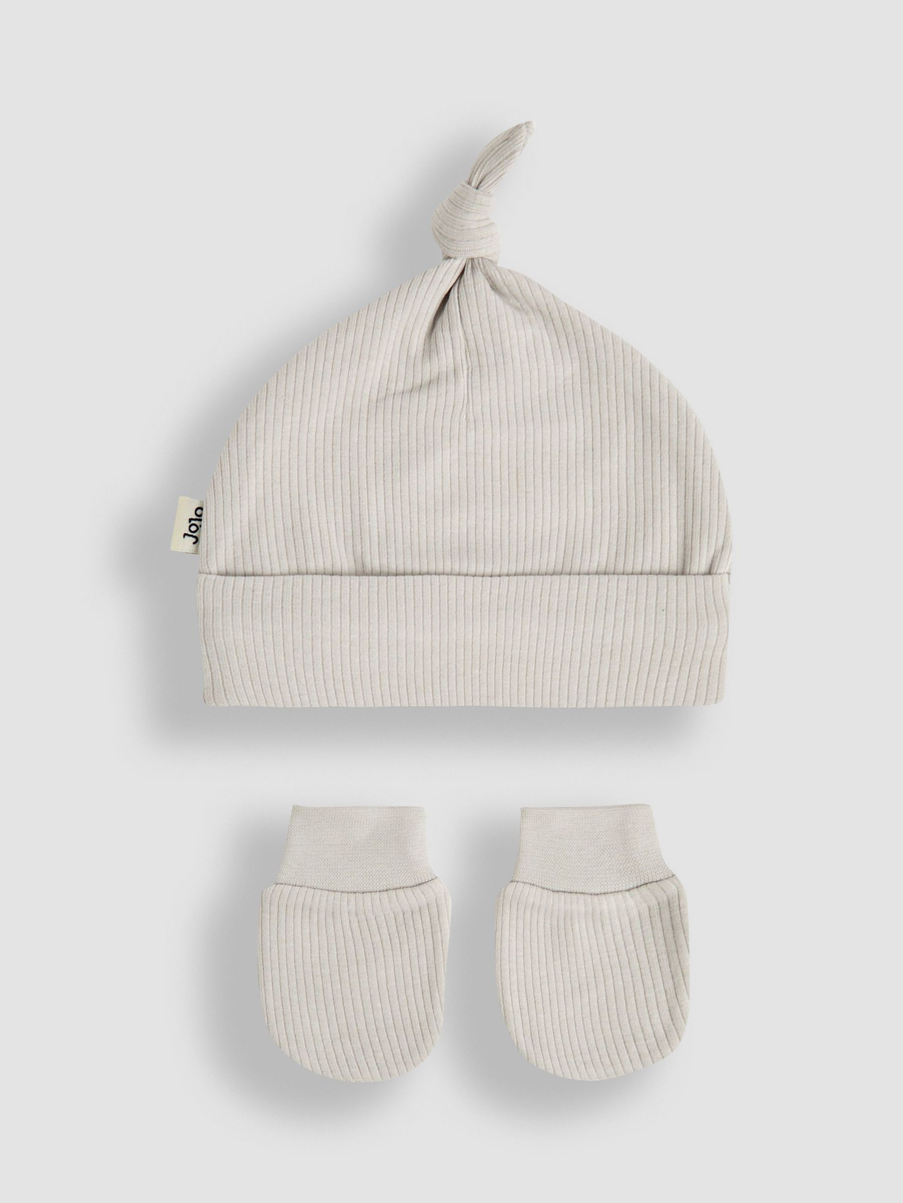 Grey Baby Cotton 2-Piece Hat and Mittens Set (AV1788) | £9.50