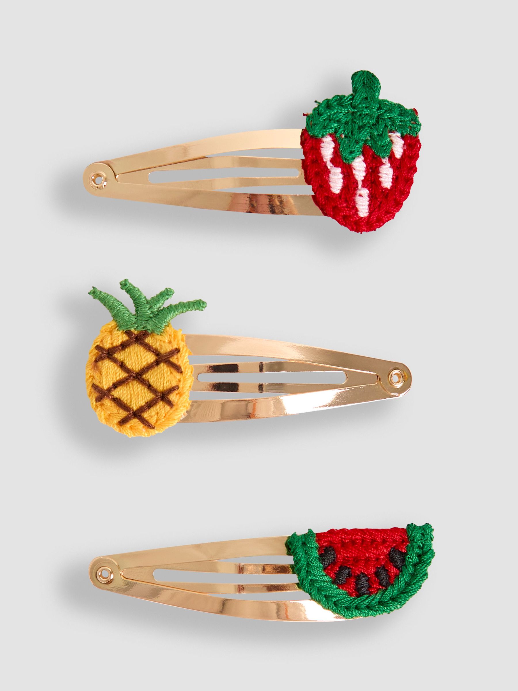 Red 3-Pack Crochet Clips (AV1803) | £7.50
