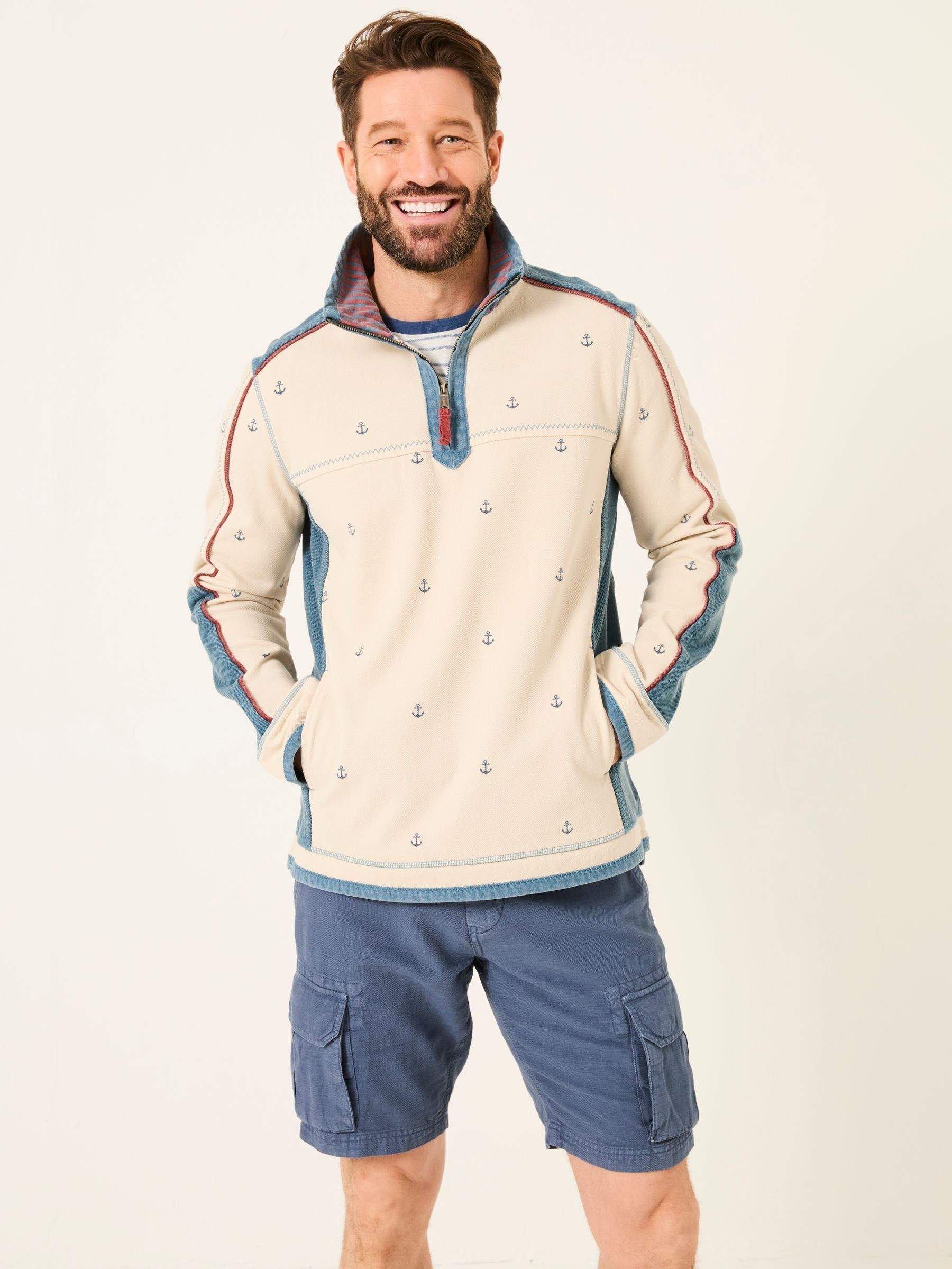 Airlie Natural Airlie Anchor Sweat (AV1855) | £60