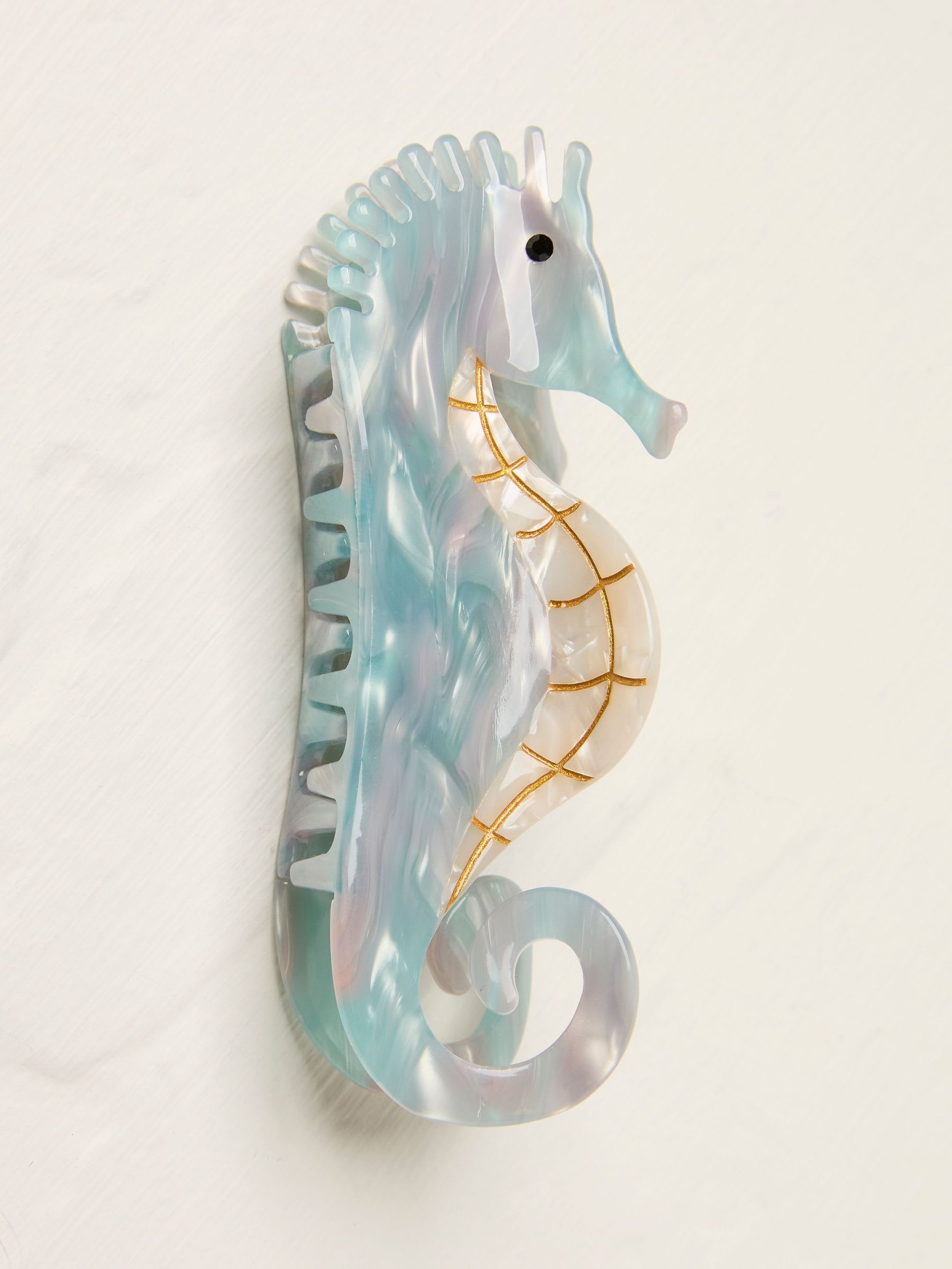 Blue Seahorse Claw Clip (AV2953) | £14.50