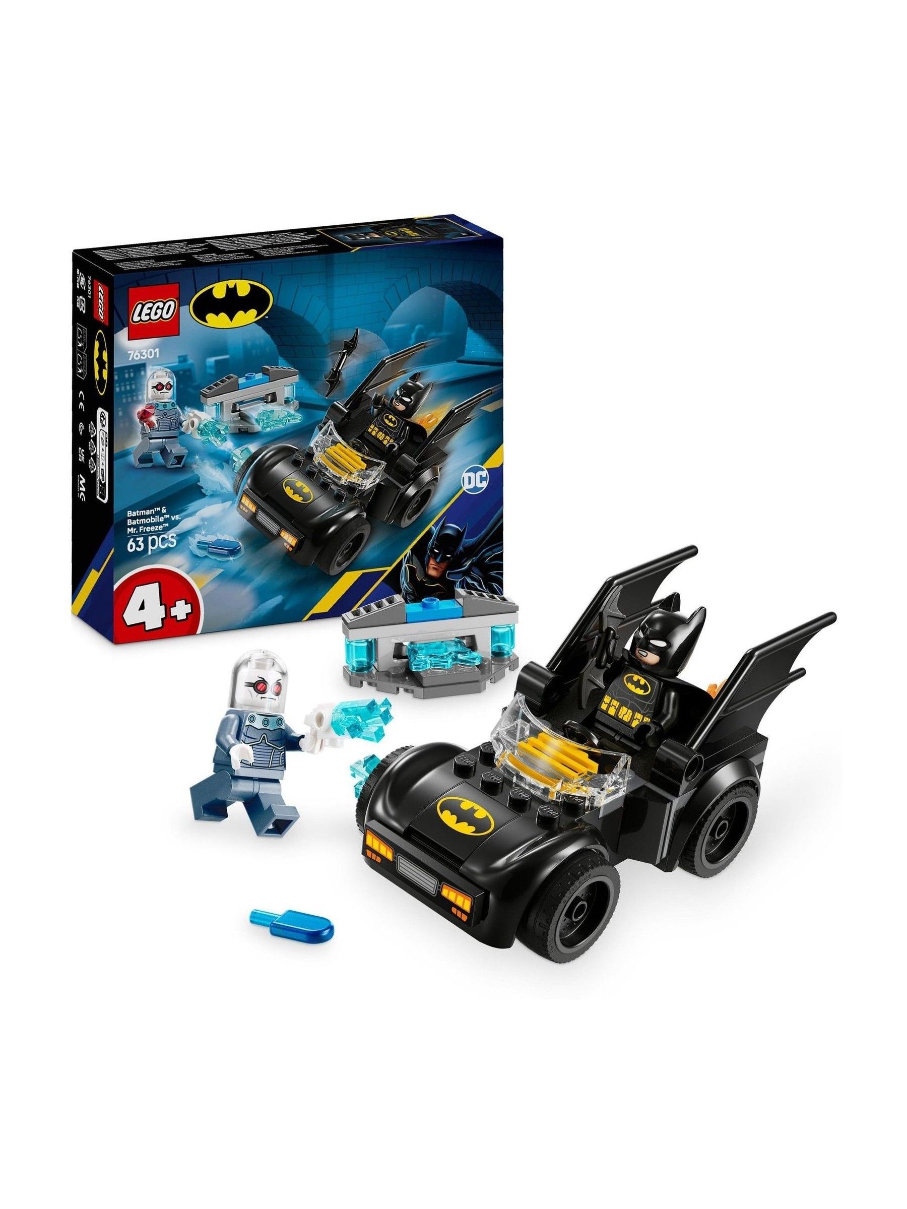 Lego DC Batman And Batmobile vs Mr Freeze Toy 76301 (AV3621) | £18