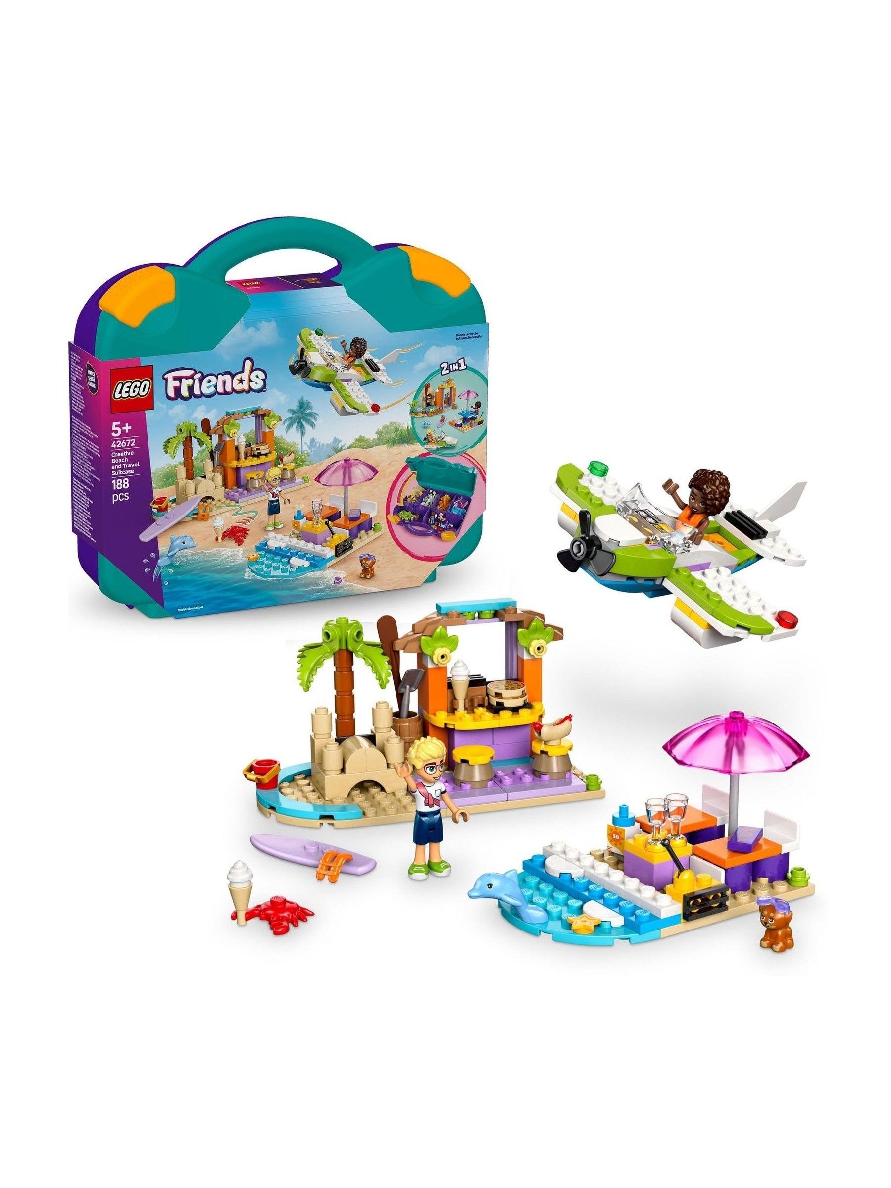Lego Friends 2in1 Creative Beach and Travel Suitcase 42672 (AV3634) | £25