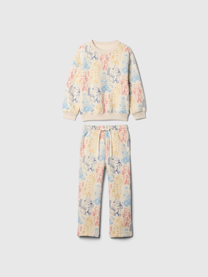 Cream Paddington Vintage Graphic Sweatshirt & Jogger Set (6mths-5yrs) (AV6749) | £31