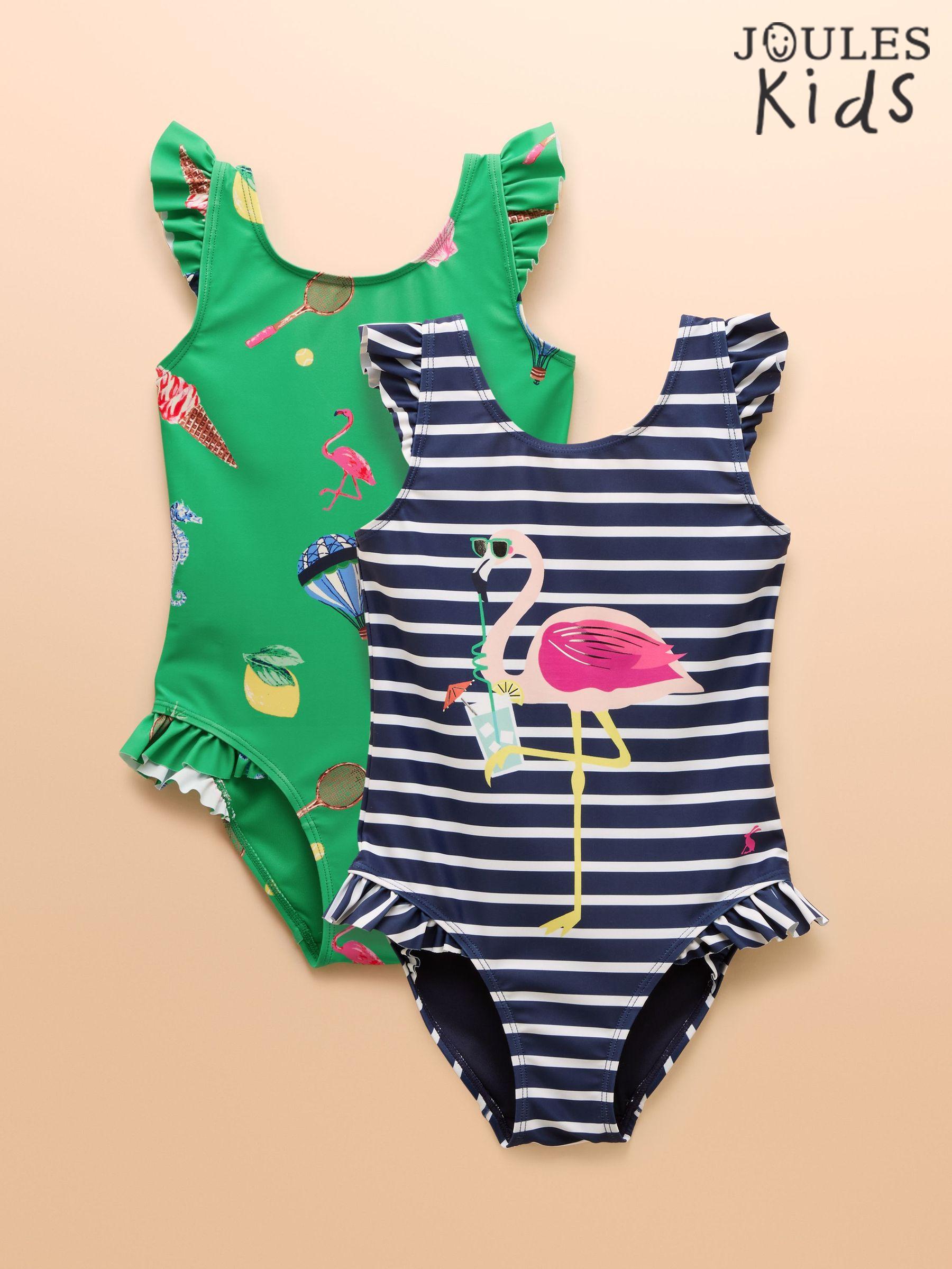Splash Blue/Green Pack of Two Swimsuits (AV7454) | £28 - £30