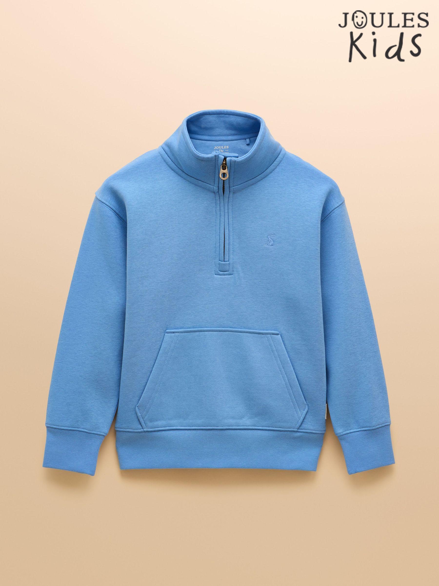 Alfie Blue Quarter Zip Sweatshirt (AV7455) | £24 - £30