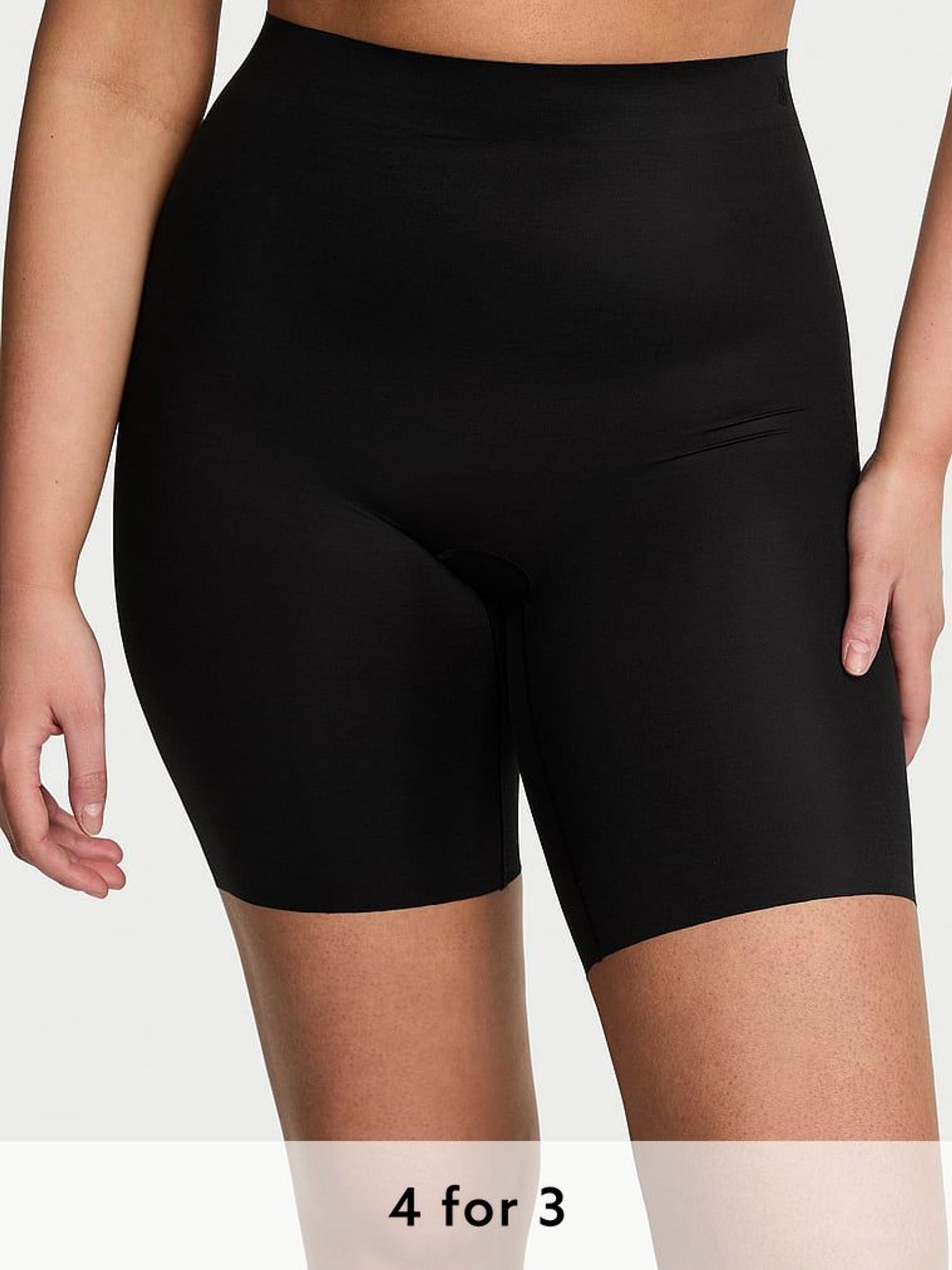 Black Mid Thigh Shaping SheerSmoothing™ Knickers (AV7577) | £29