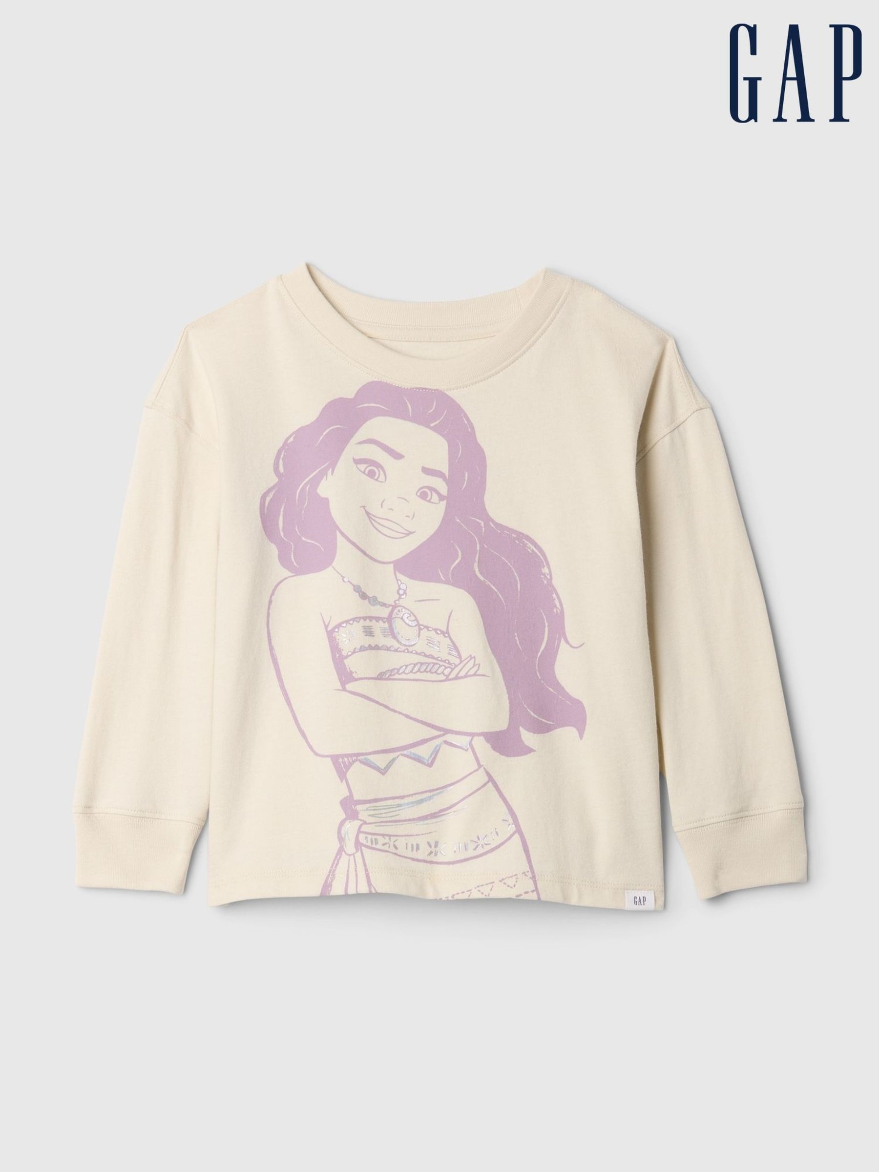 Beige Disney Moana Graphic T-Shirt (6mths-5yrs) (AV8437) | £16