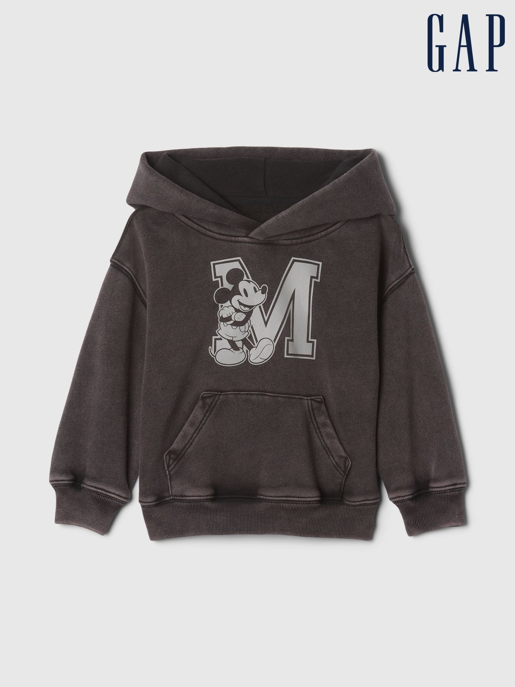 Black Mickey Mouse Disney Vintage Hoodie (6mths-5yrs) (AV8475) | £30