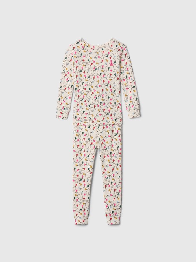 Cream Christmas Print Pyjamas (6mths-5yrs) (AV8477) | £9