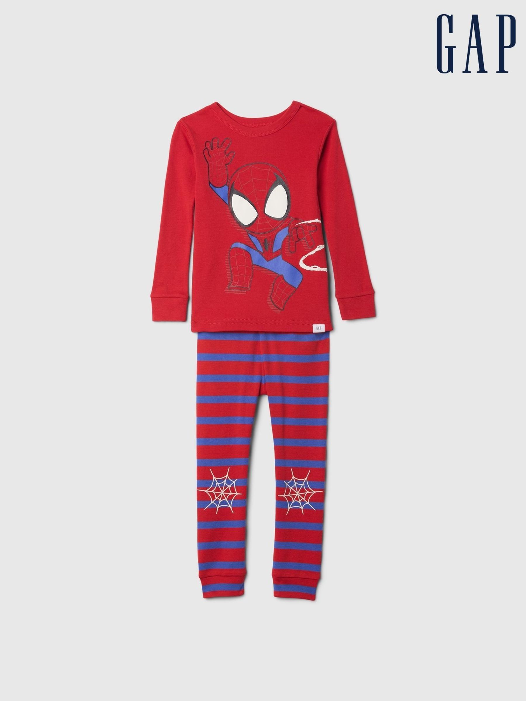 Red Spiderman Marvel Brushed Cotton Pyjamas (12mths-5yrs) (AV8490) | £25
