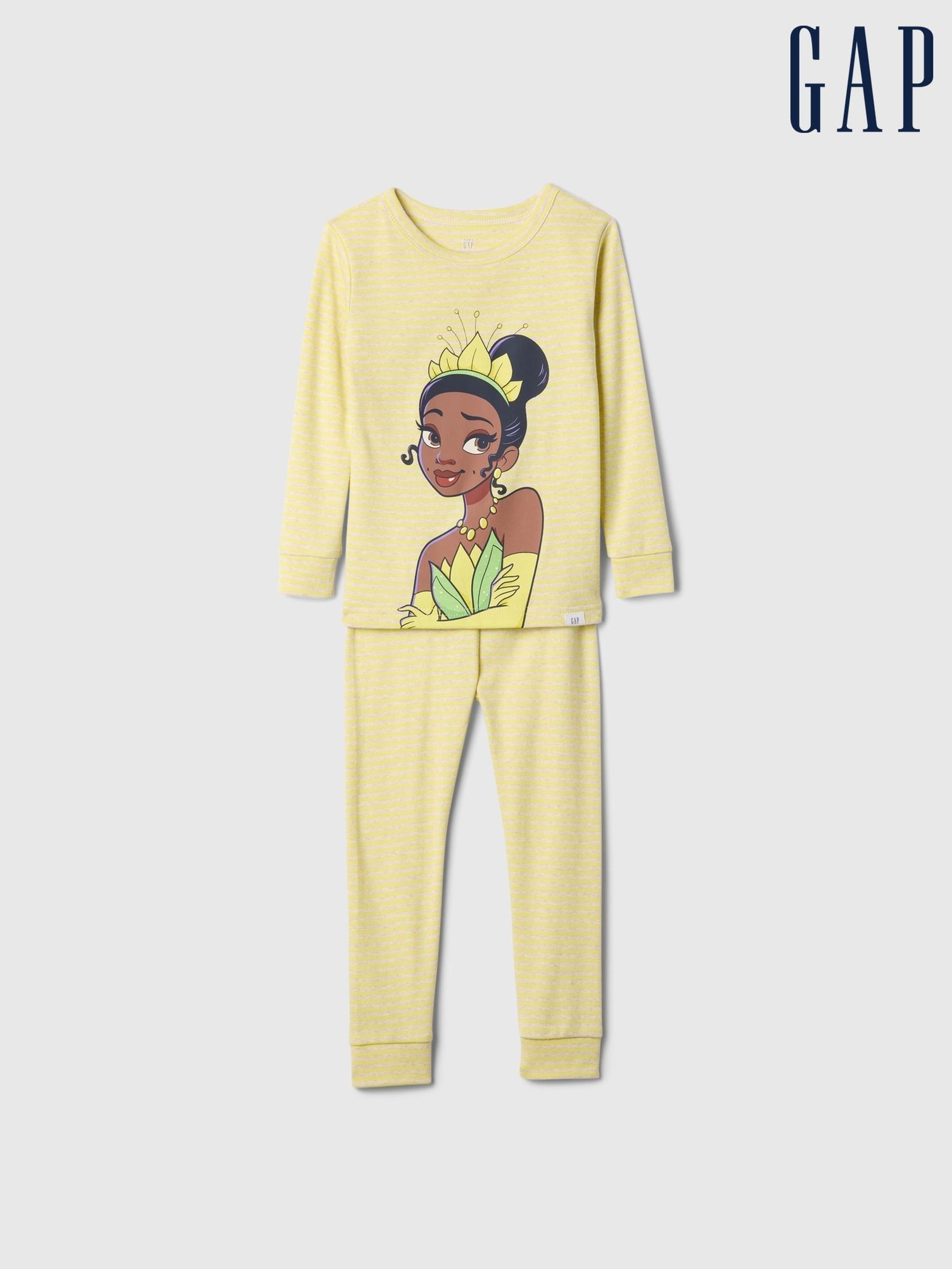 Yellow Tiana Disney Princess Brushed Cotton Pyjamas (12mths-5yrs) (AV8499) | £25